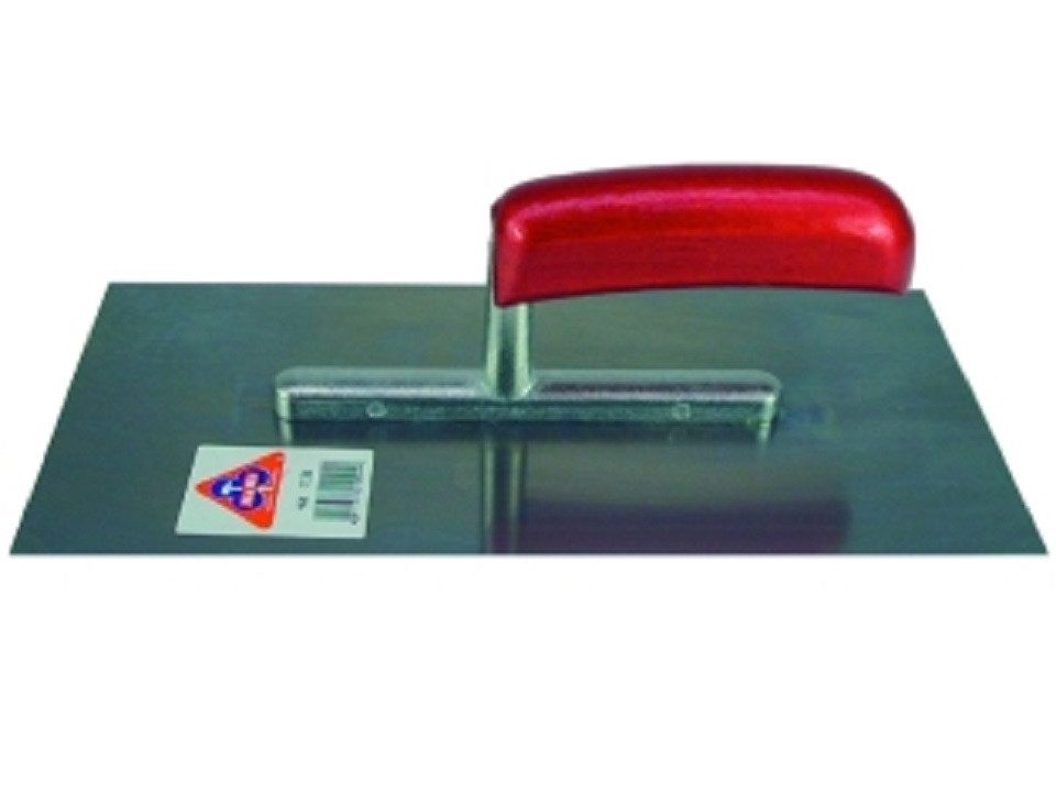 Glättekelle HaWe Glättekelle Spezialstahl 12.004 Griff gebogen, 280x130x0,7mm