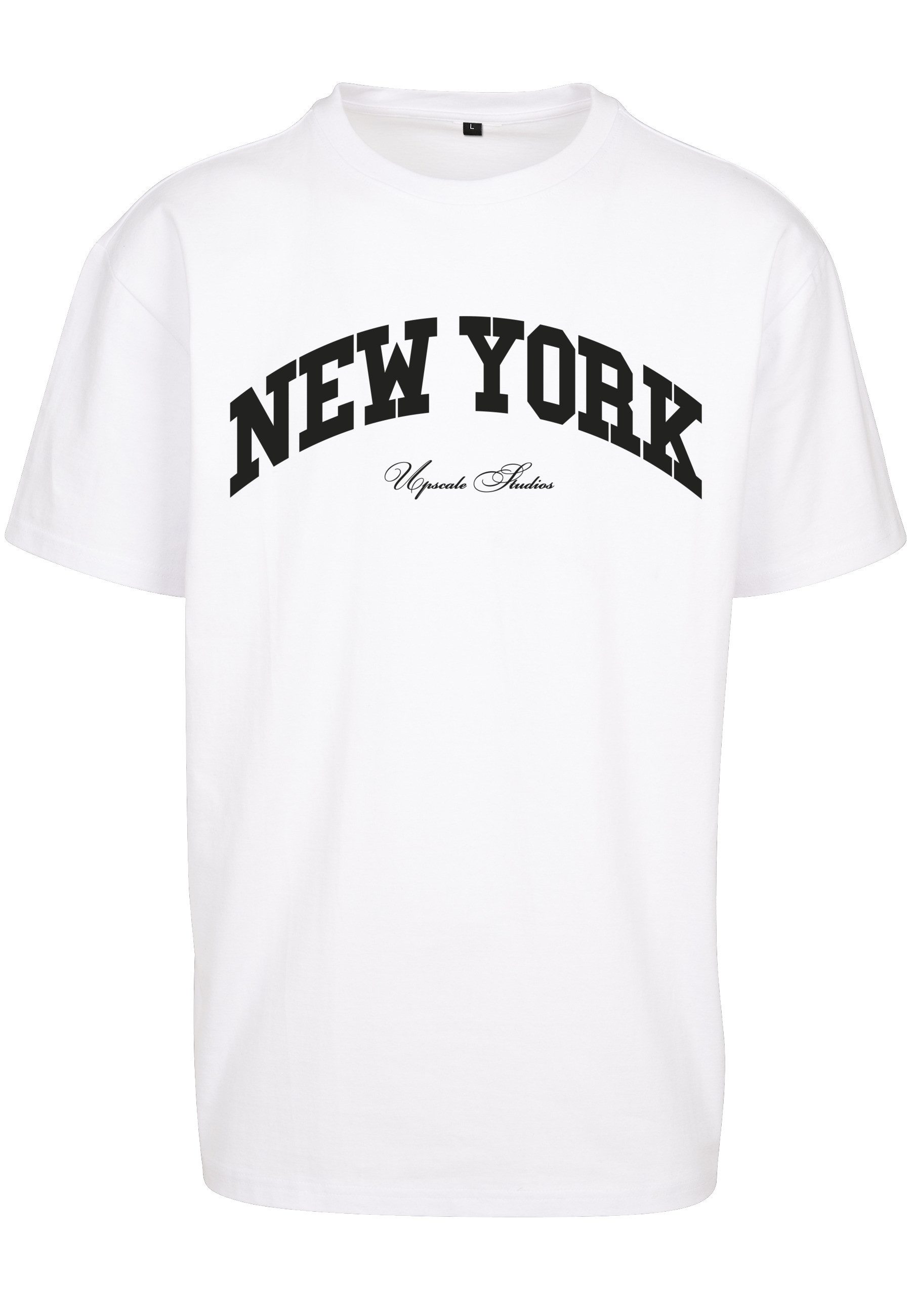 T-Shirt Upscale by Mister Tee Herren New York College Oversize Tee