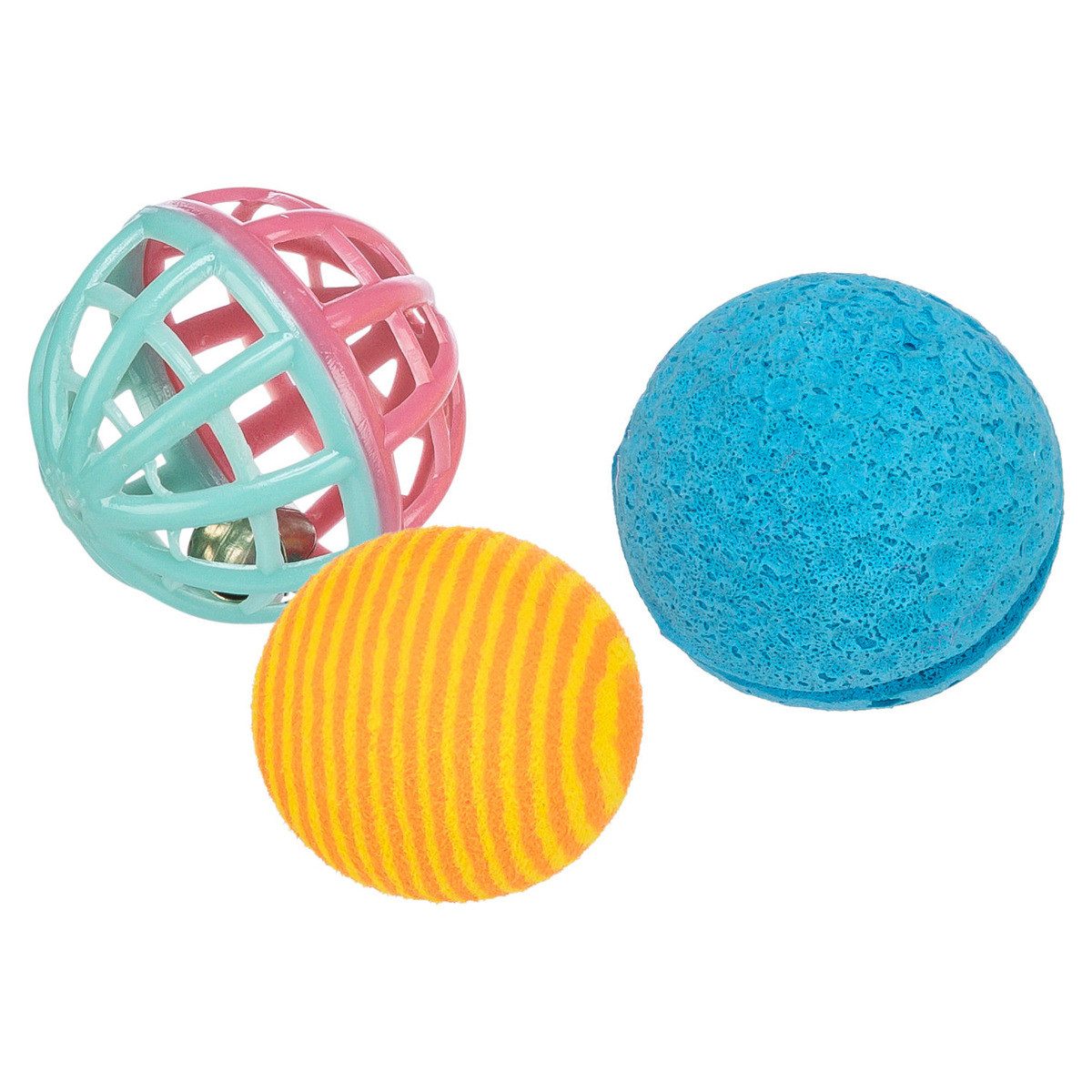 TRIXIE Tierball Set Spielbälle mit 3 Bällen