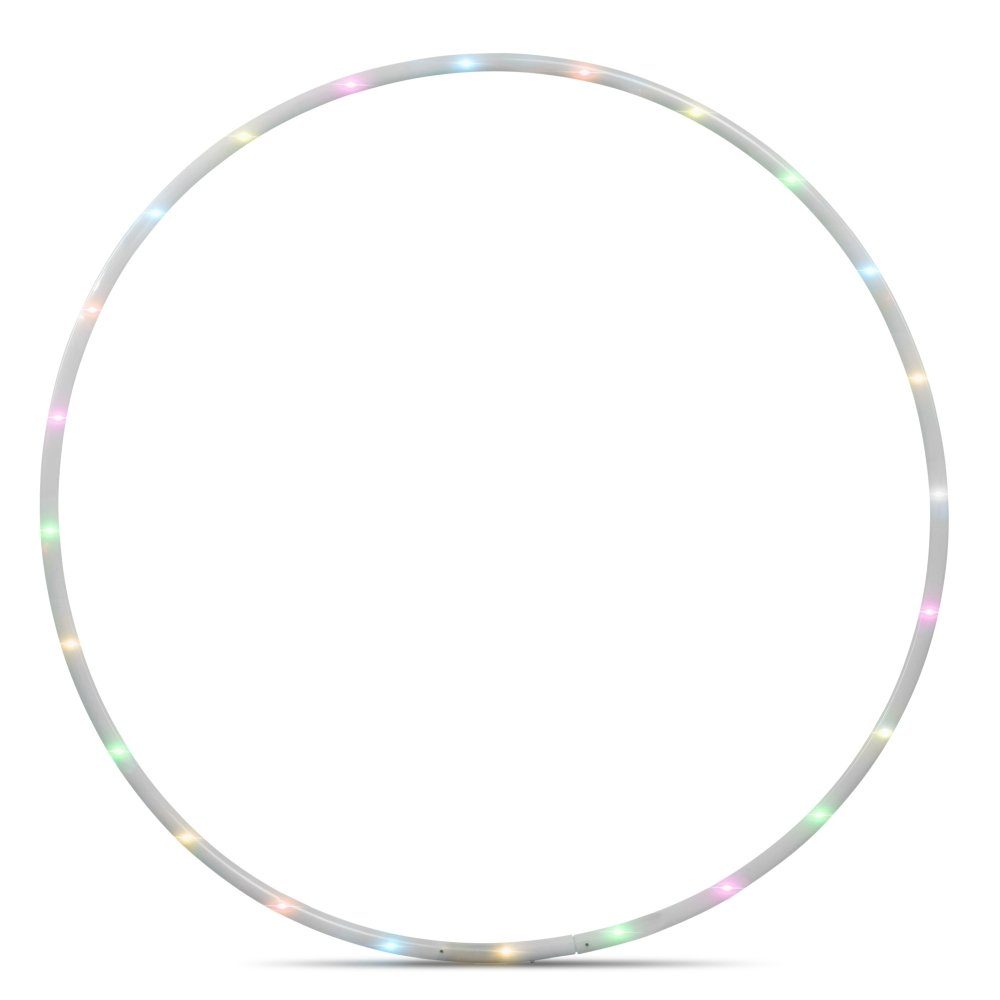 90cm Hoop Durchmesser LED Hula 24 Leuchten, Hoopomania mit Hoopomania Hula-Hoop-Reifen