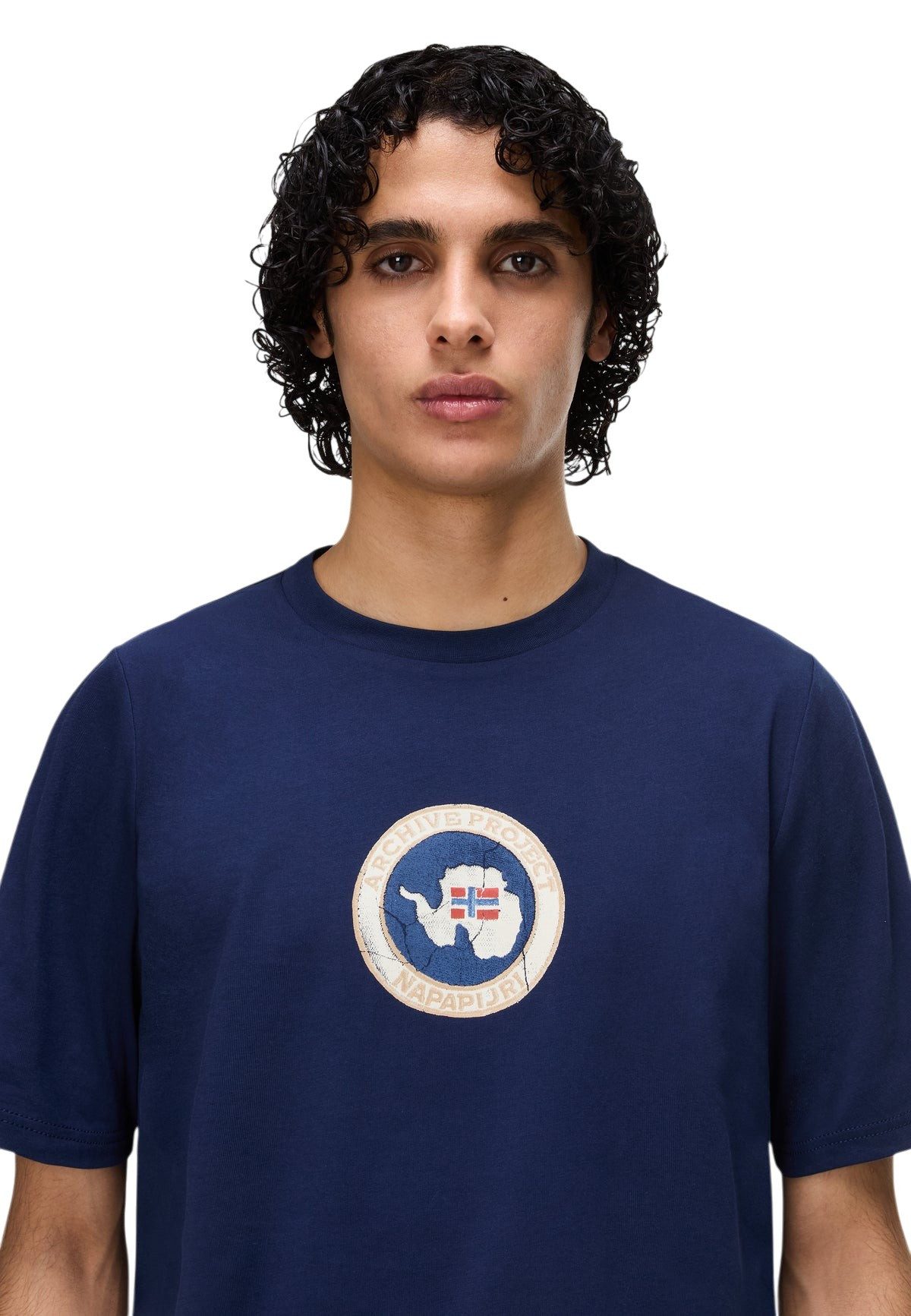 Napapijri T-Shirt S-Phos (Baumwolle) navyblau Herren