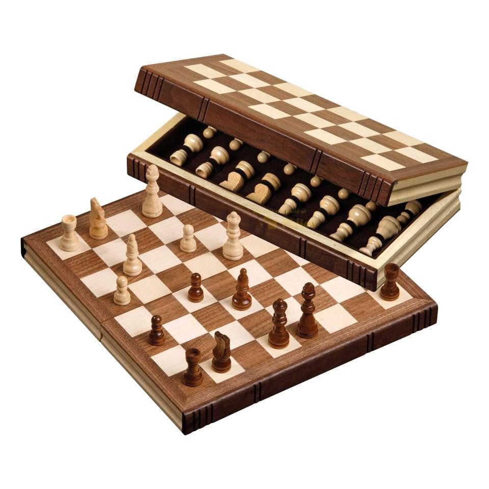 Philos Spiel, Schachspiel - Reiseschach - Buchform - standard - Breite 30 cm