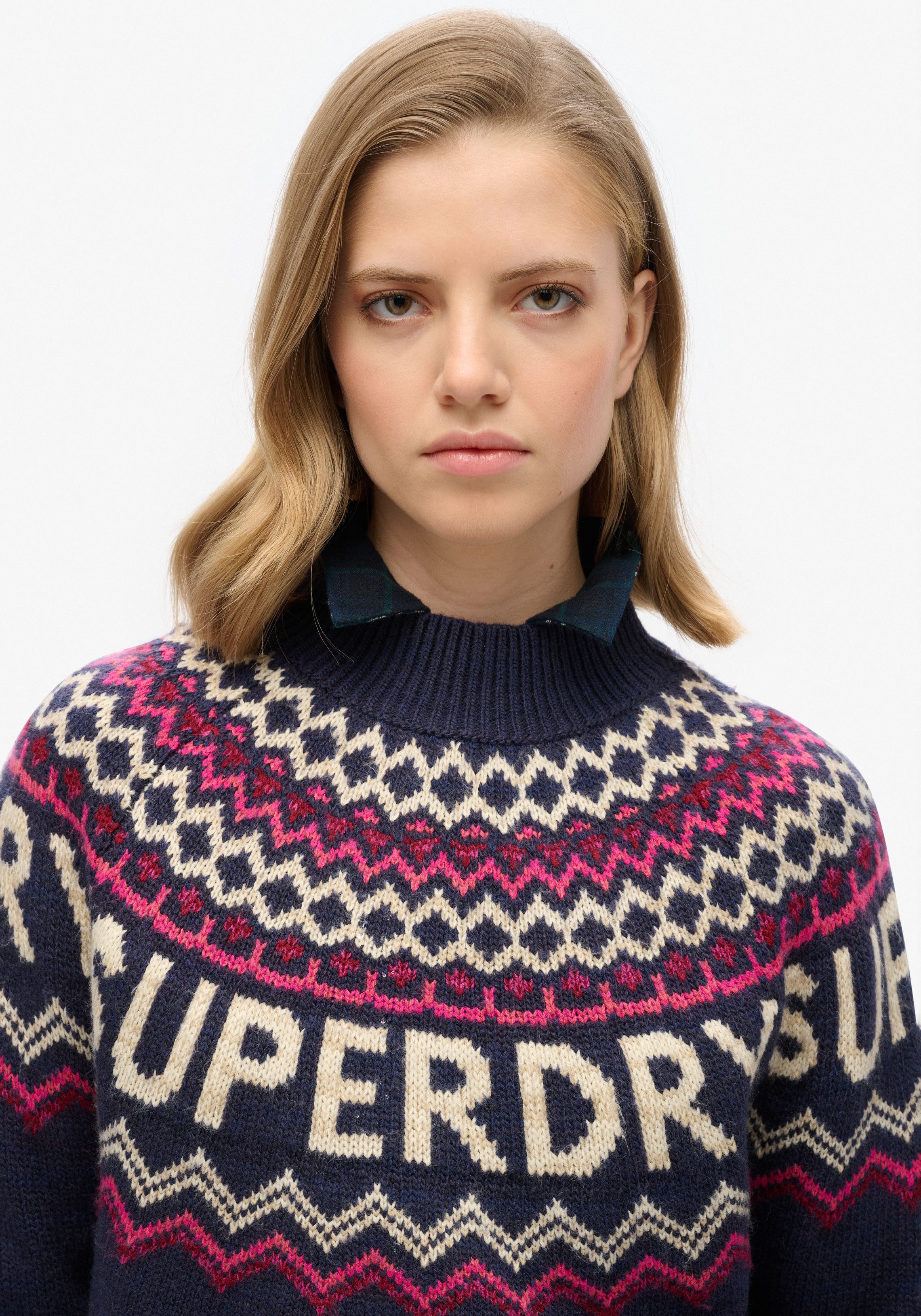 Superdry Strickpullover BRANDED JUMPER günstig online kaufen