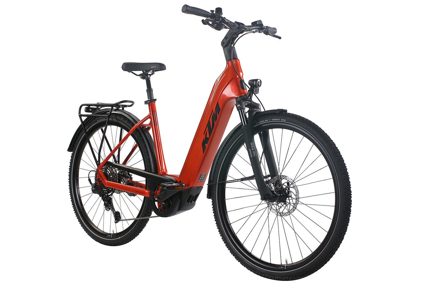 Thumbnail - KTM E-Bike KTM Macina Tour CX 830 800 Wh Damen orange 2025, 10 Gang Shimano CUES U6000-11/10 LG shadow+, Kettenschaltung...