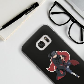 DeinDesign Handyhülle Itachi Uchiha Offizielles Lizenzprodukt Naruto Shippuden, Samsung Galaxy S7 Silikon Hülle Bumper Case Handy Schutzhülle