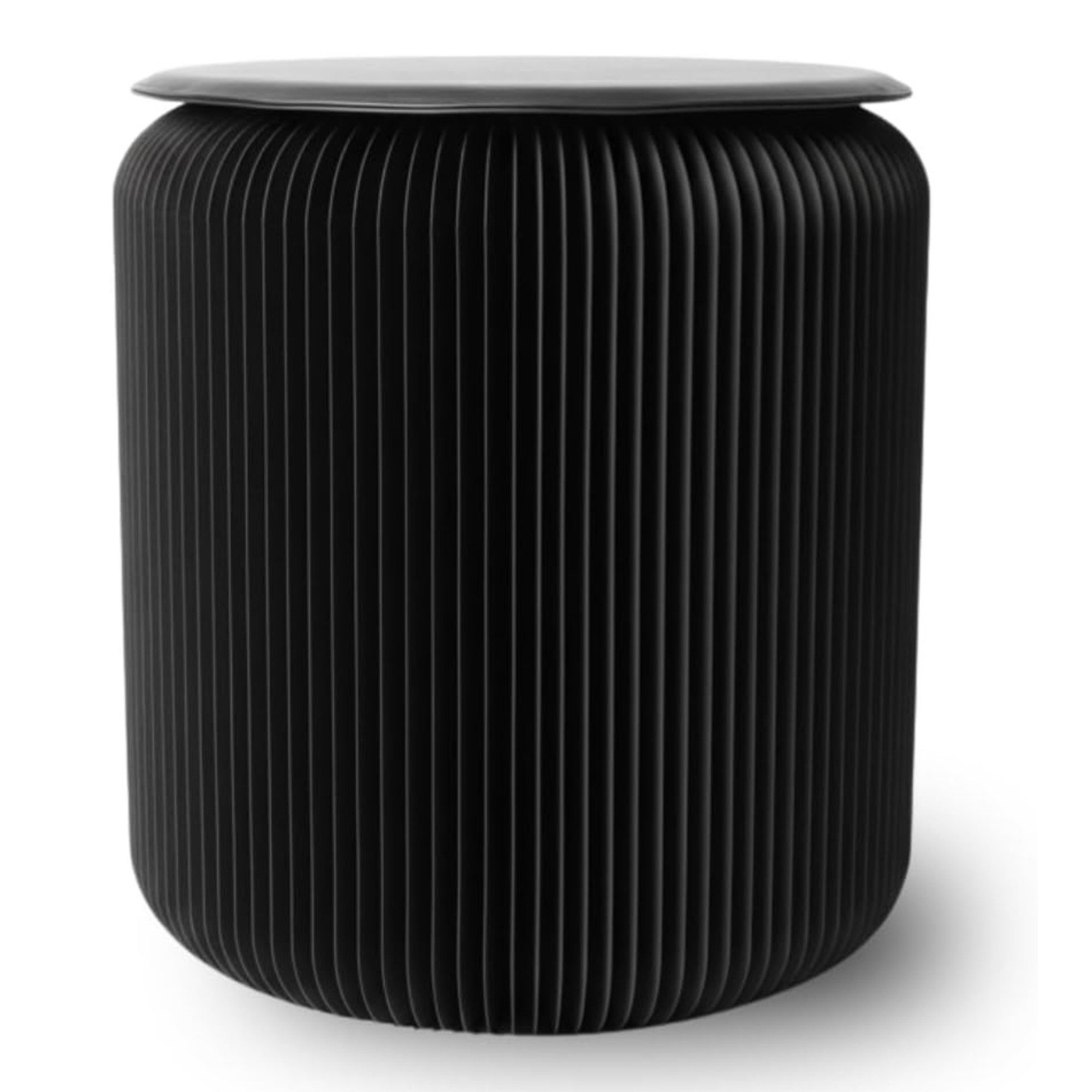 Lyveo Tritthocker Papierhocker Klapphocker faltbar 36x42cm Klappstuhl Beistelltisch, moderner Barhocker Klavierhocker rund