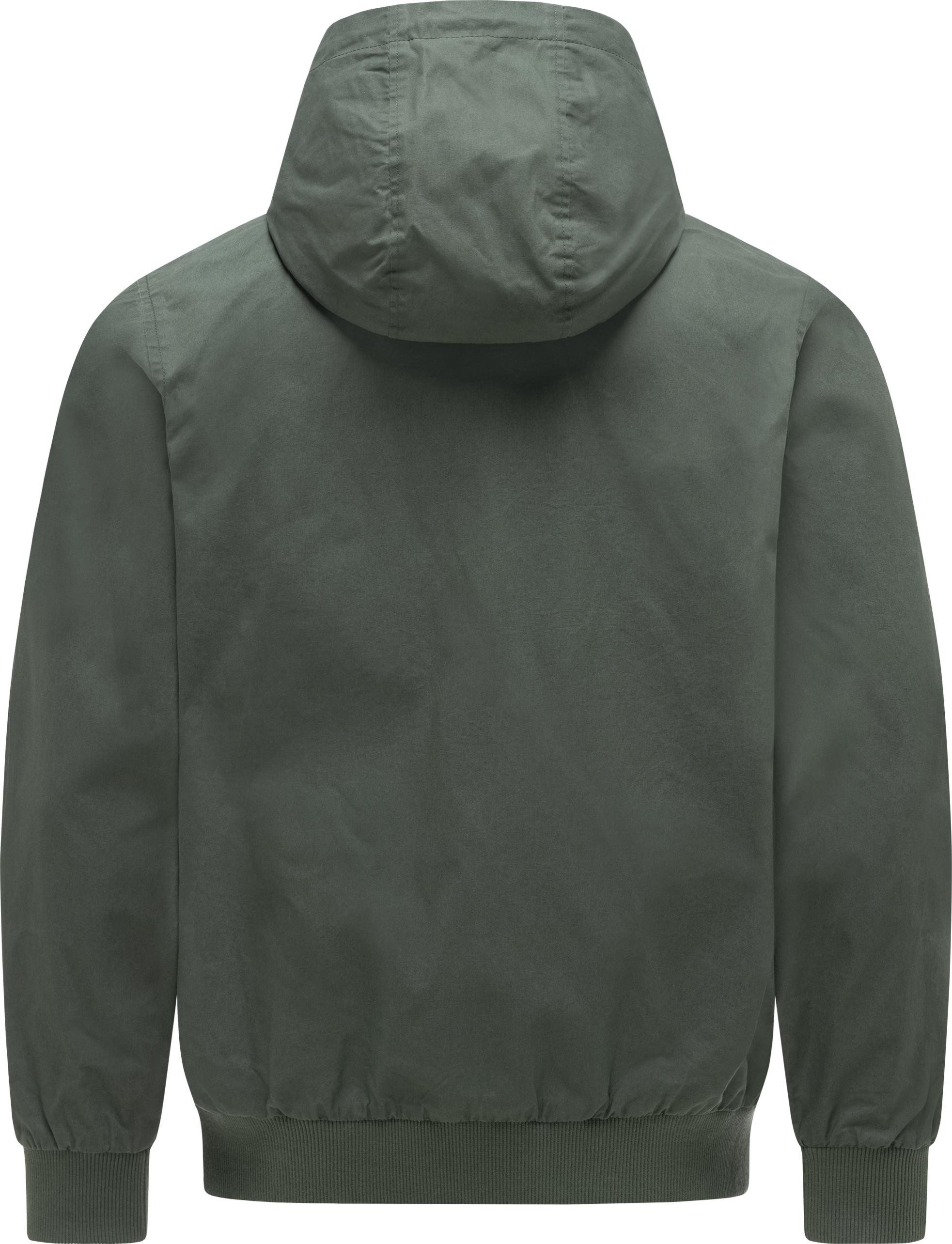Ragwear Outdoorjacke Stewie Vintage stylische Herren Übergangsjacke mit großer Kapuze