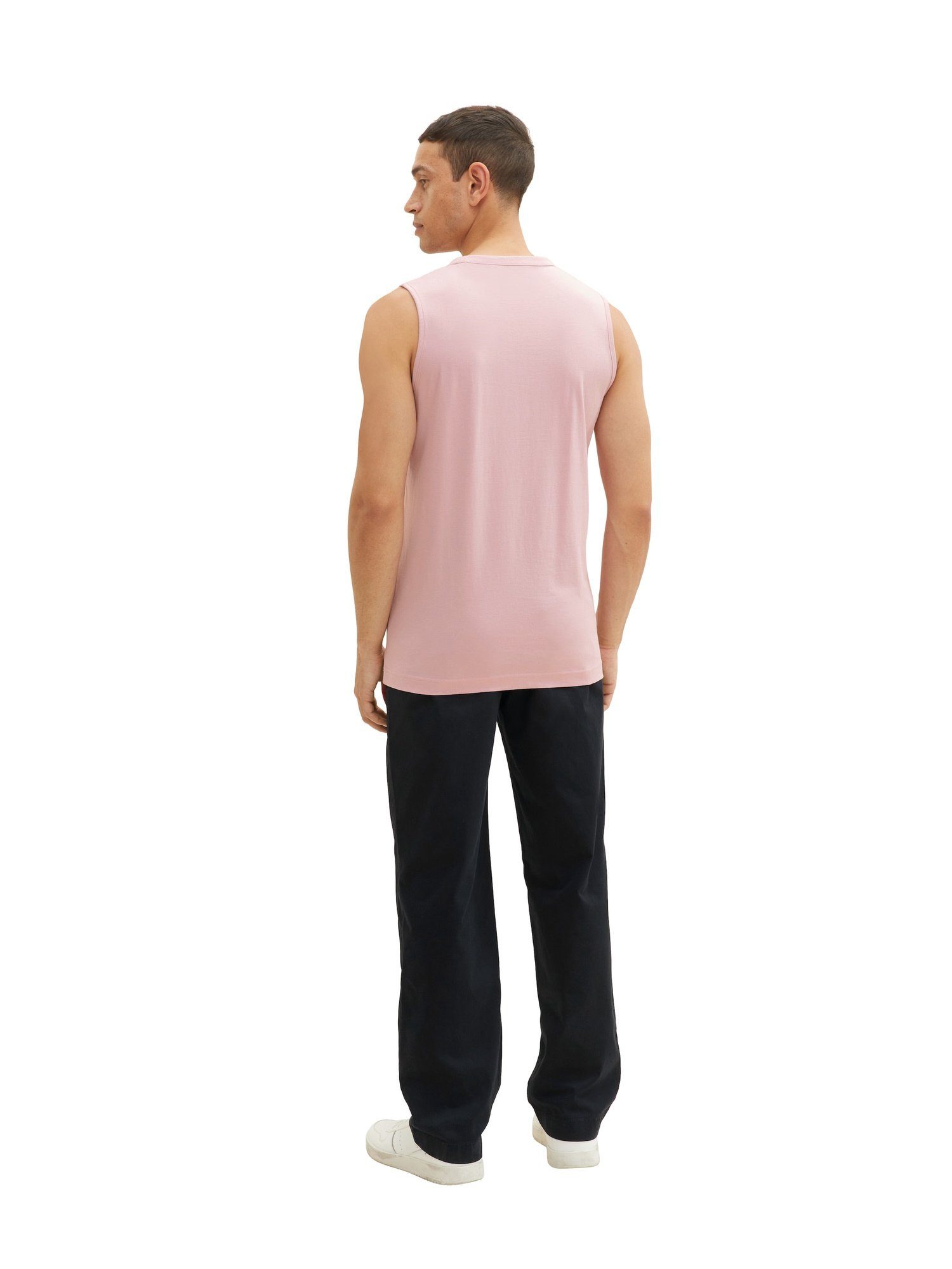 TOM TAILOR ärmelloses T-Shirt pink Tanktop Tank-Top (1-tlg)