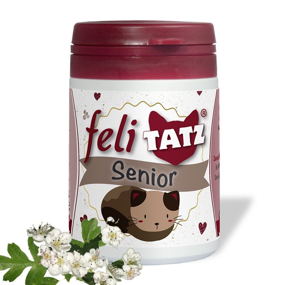 cdVet feliTATZ Senior, Ergänzungsfutter für: Katzen, Ausgleichen von ernährungsbedingten Defiziten bei allgem. Schwäche