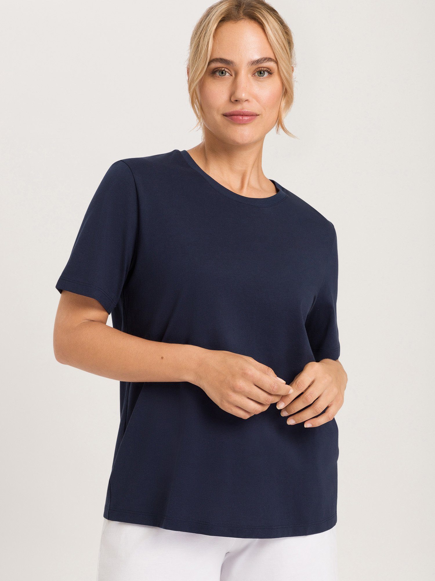 Hanro T-Shirt Natural Shirt unterziehshirt unterhemd kurzarm
