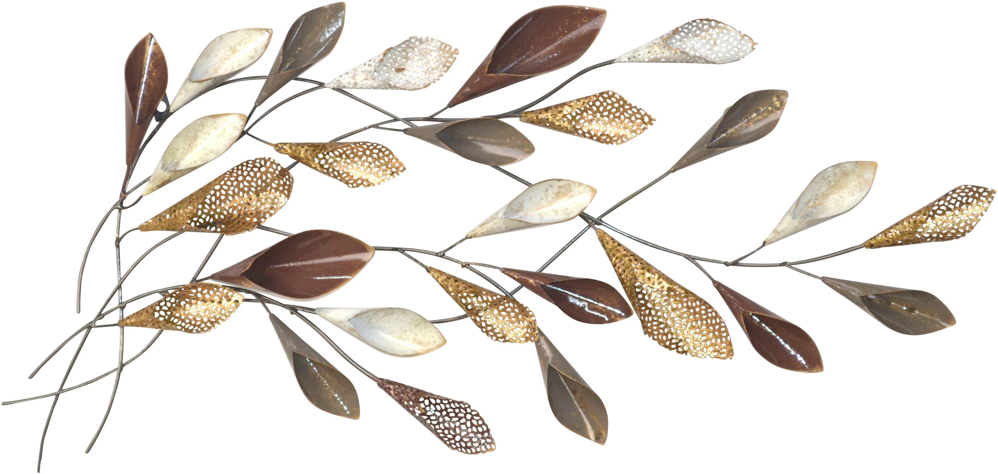 HOFMANN LIVING AND MORE Wanddekoobjekt Wanddekoration (1 St), Zweig farbig günstig online kaufen