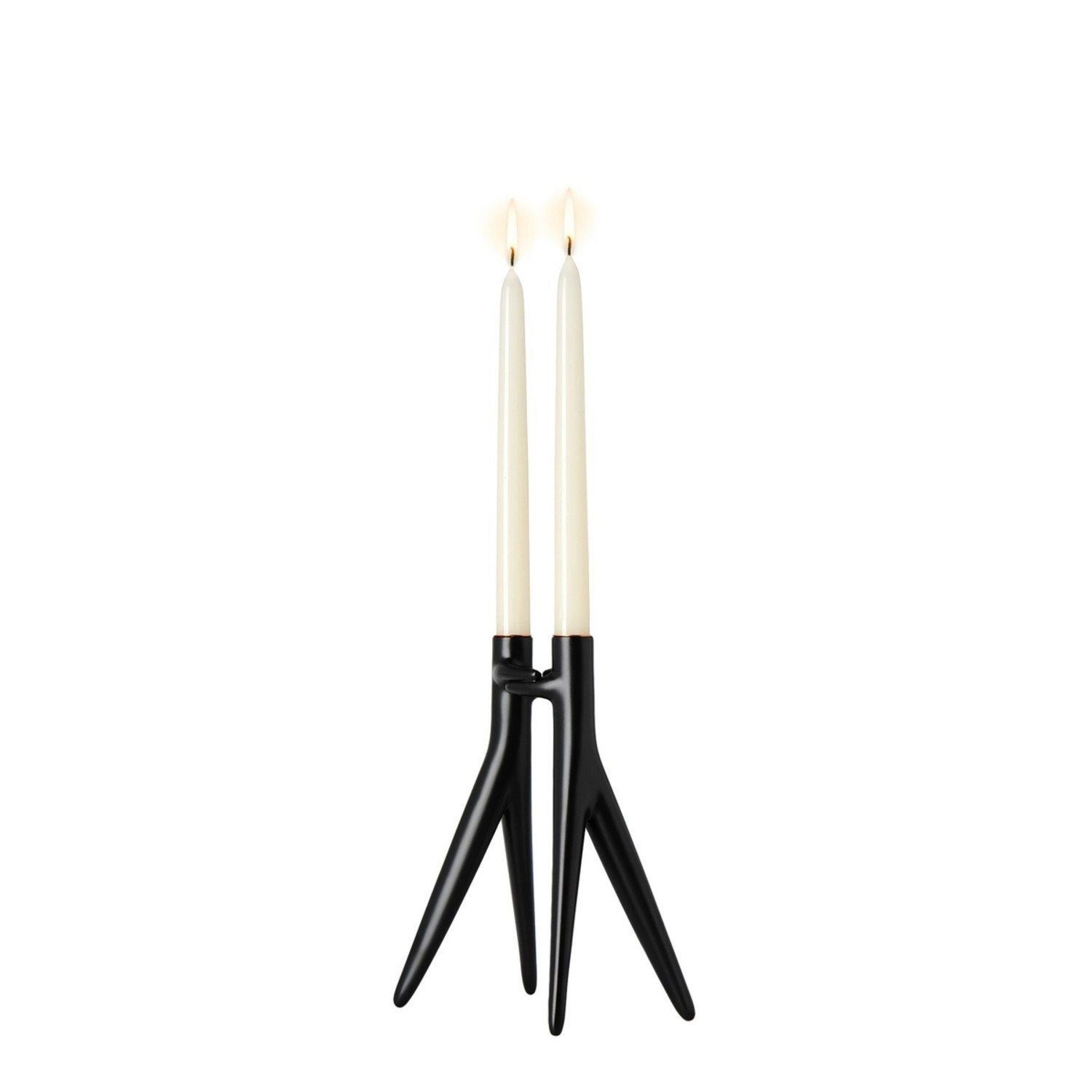 Kartell Kerzenständer Kerzenhalter Abbracciaio schwarz