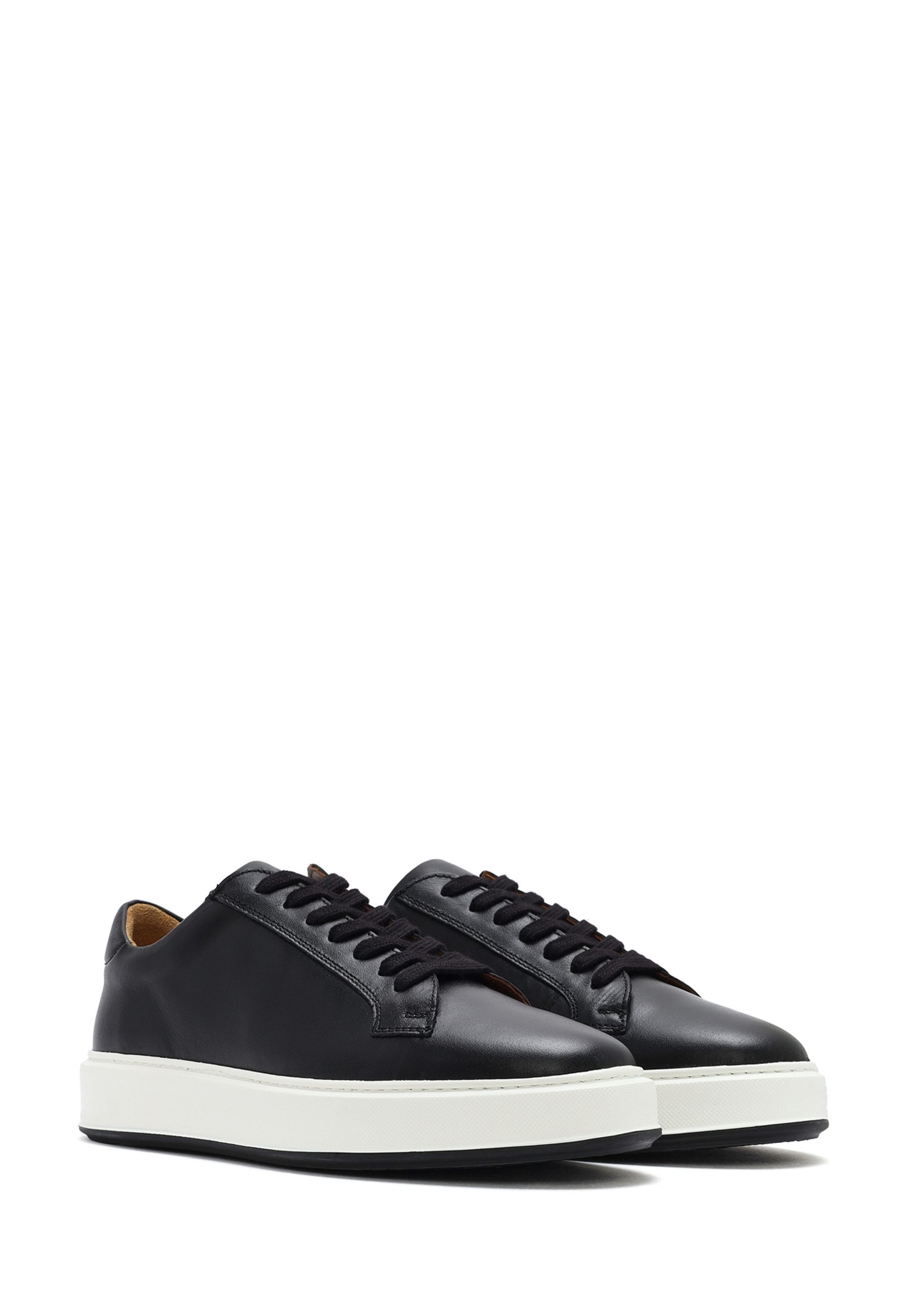 Derimod Leder Sneaker Sneaker Echtes Leder, Lederfutter, EVA-Sohle, Schnürverschluss, Herrenstil