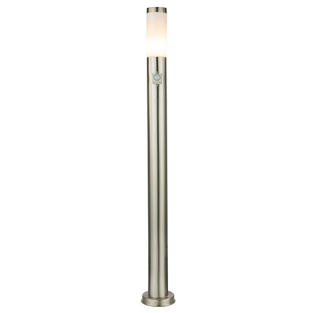 Weg Außen-Stehlampe, Leuchtmittel Warmweiß, etc-shop LED Garten Beleuchtung Set Stand Bewegungsmelder Lampen LED inklusive, 2er Außen