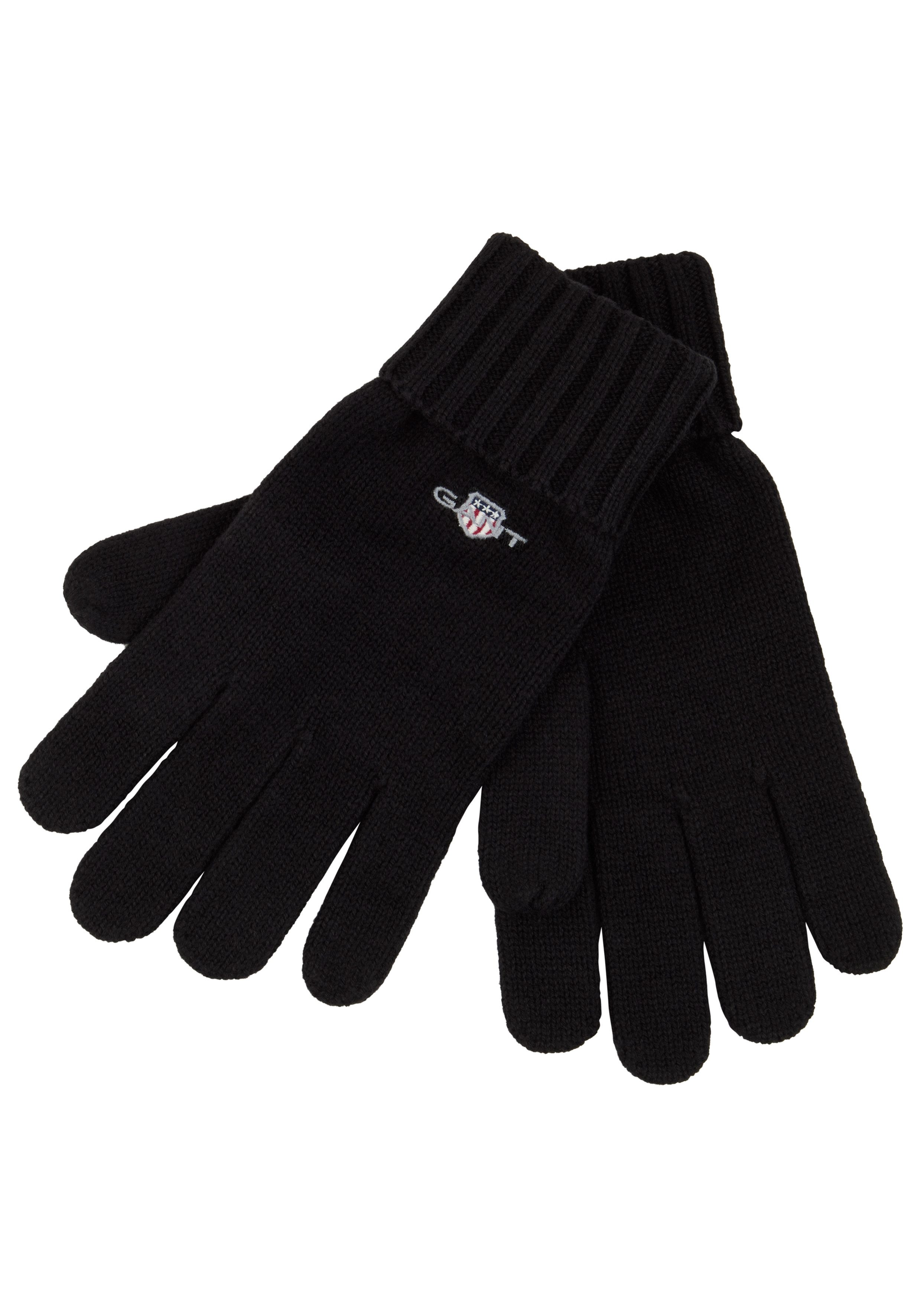 Gant Strickhandschuhe COTTON BLEND LOGO wärmend