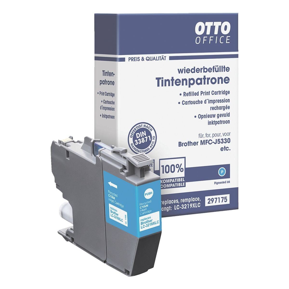 Otto Office  Office LC-3219XLC Tintenpatrone (ersetzt Brother »LC-3219XLC«, cyan)