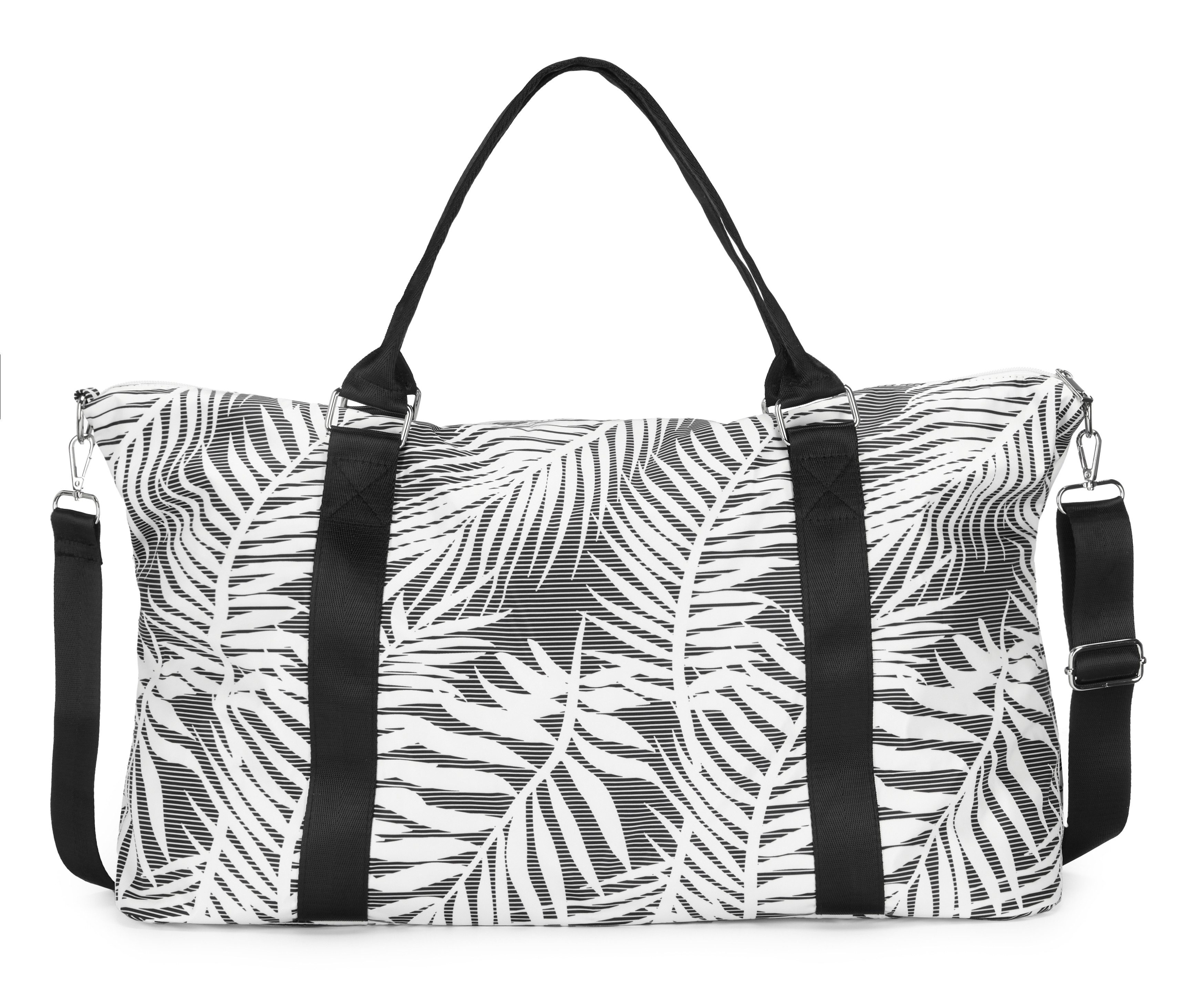 Venice Beach Sporttasche große Umhängetasche, Wellnesstasche, Saunatasche, Reisetasche, Weekender, Strandtasche mit modischem Druck VEGAN