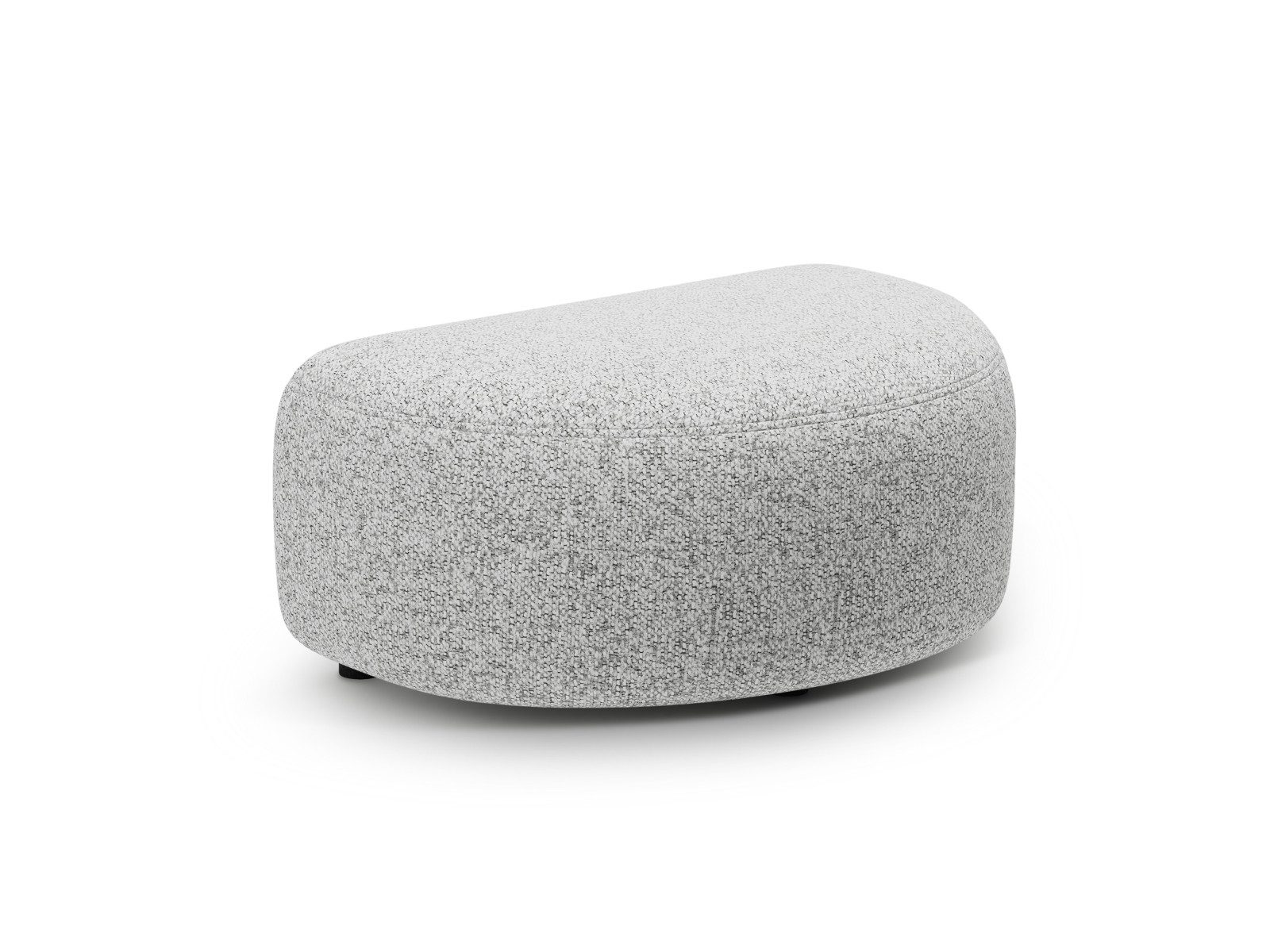 Micadoni Sitzhocker Kate, 1-Sitzer halbrund