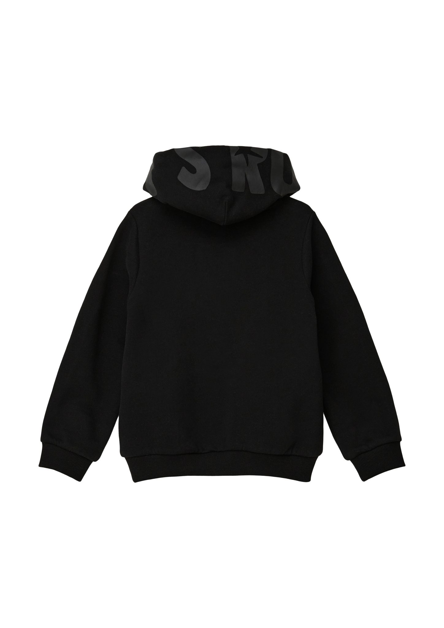 s.Oliver Sweatshirt mit Pailletten Sweatshirt schwarz Pailletten-Detail