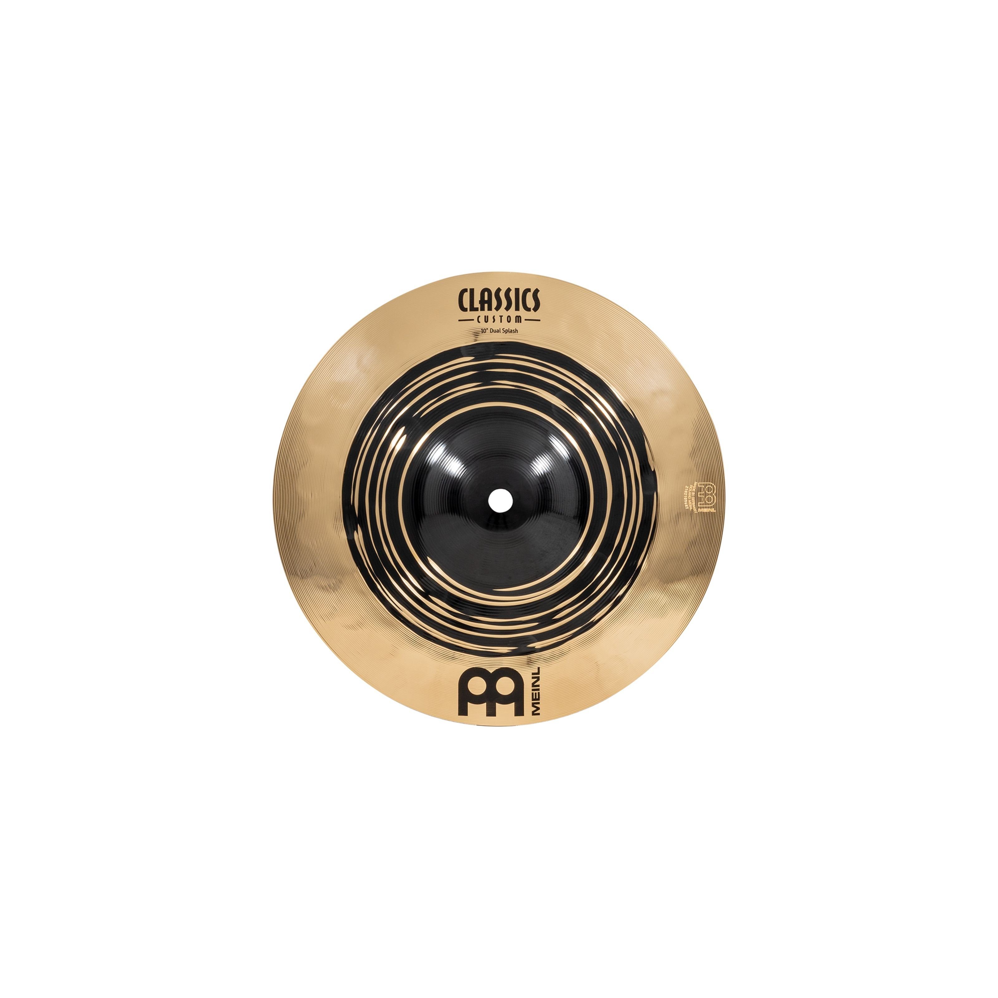 Meinl Percussion Becken, Cymbals, Splash Becken, CC10DUS Classics Custom Dual Splash 10" - Splash-Becken