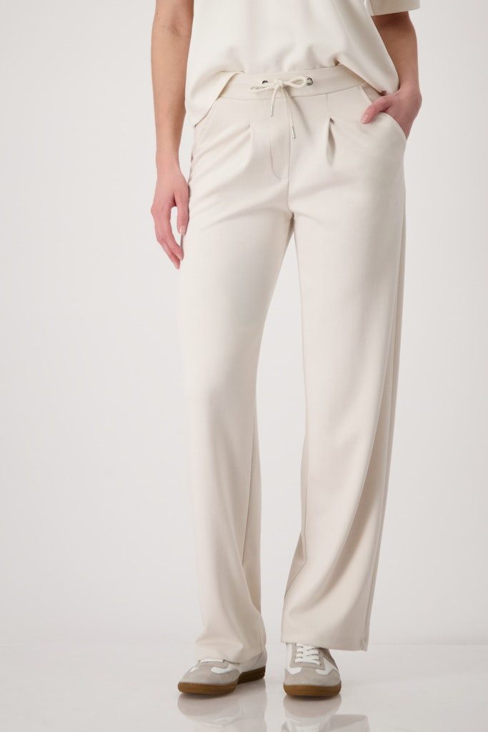 Monari Stoffhose Mit elastischem Bund, Bindeband und Eingrifftaschen günstig online kaufen