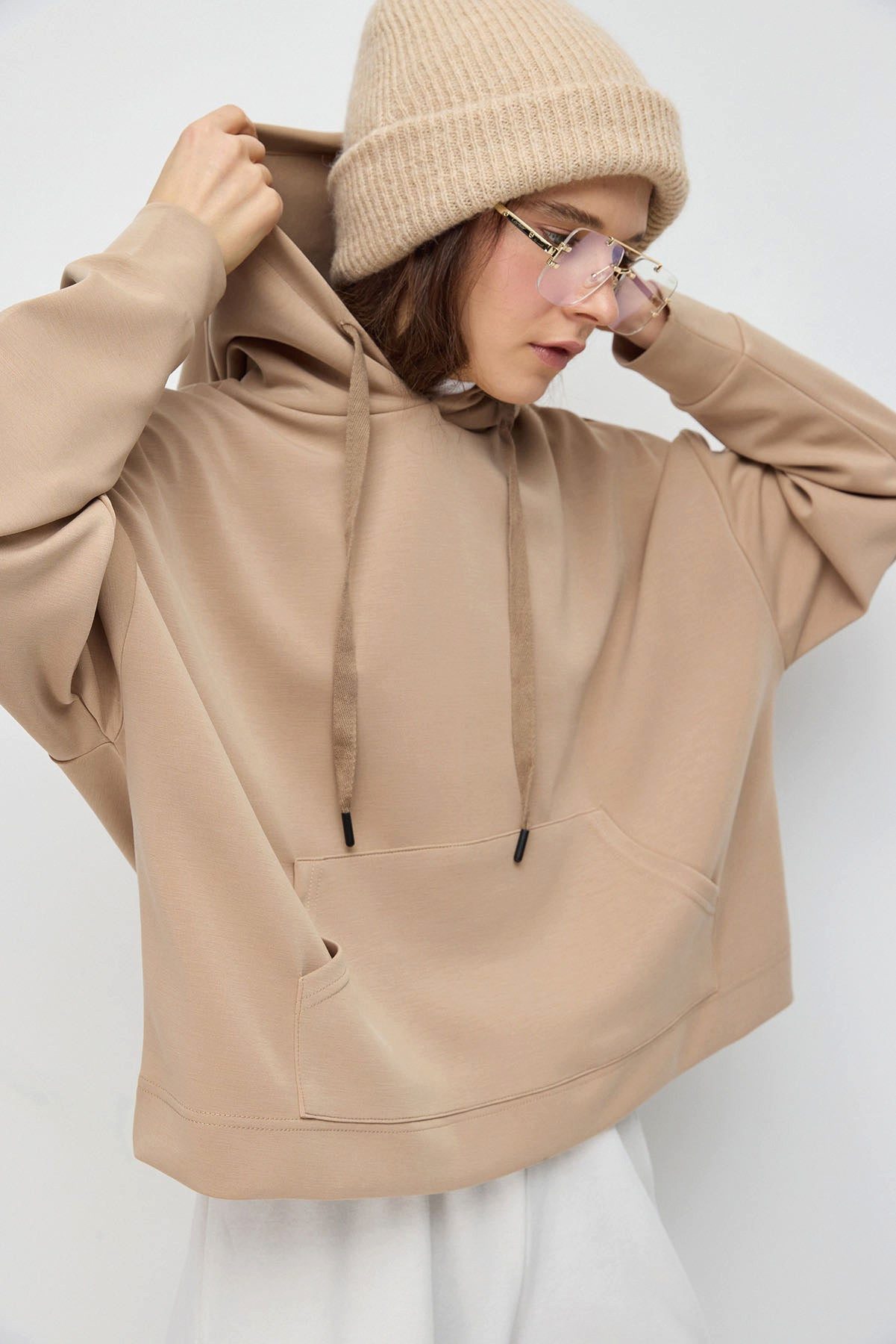 No Matter What Kapuzenpullover Kapuzensweatshirt aus weichem Stoff günstig online kaufen