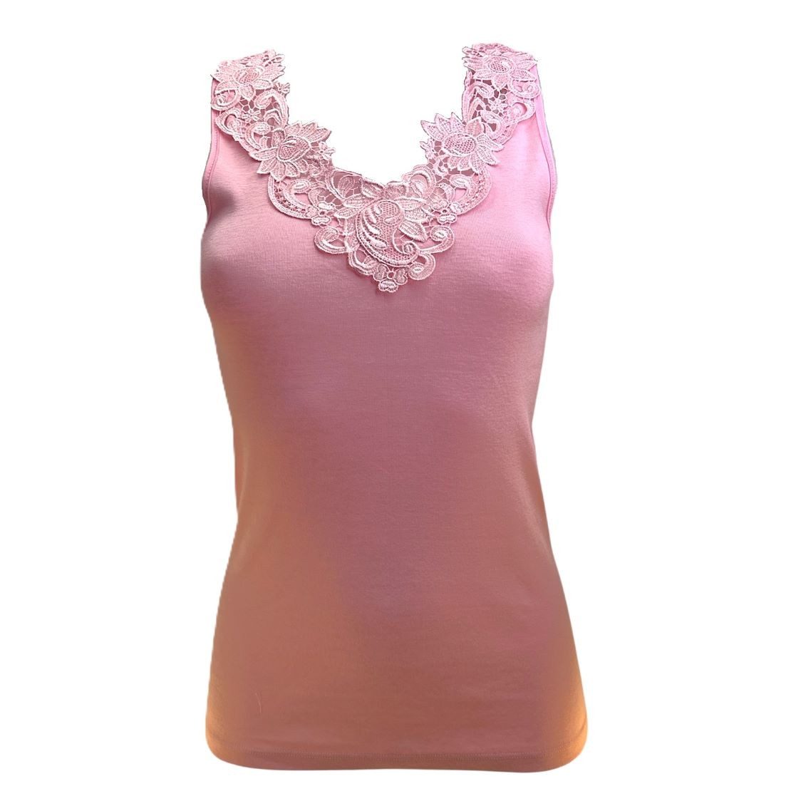 Toker Collection® Achselhemd Damen Unterhemd mit extra breiter Spitze (1 St günstig online kaufen