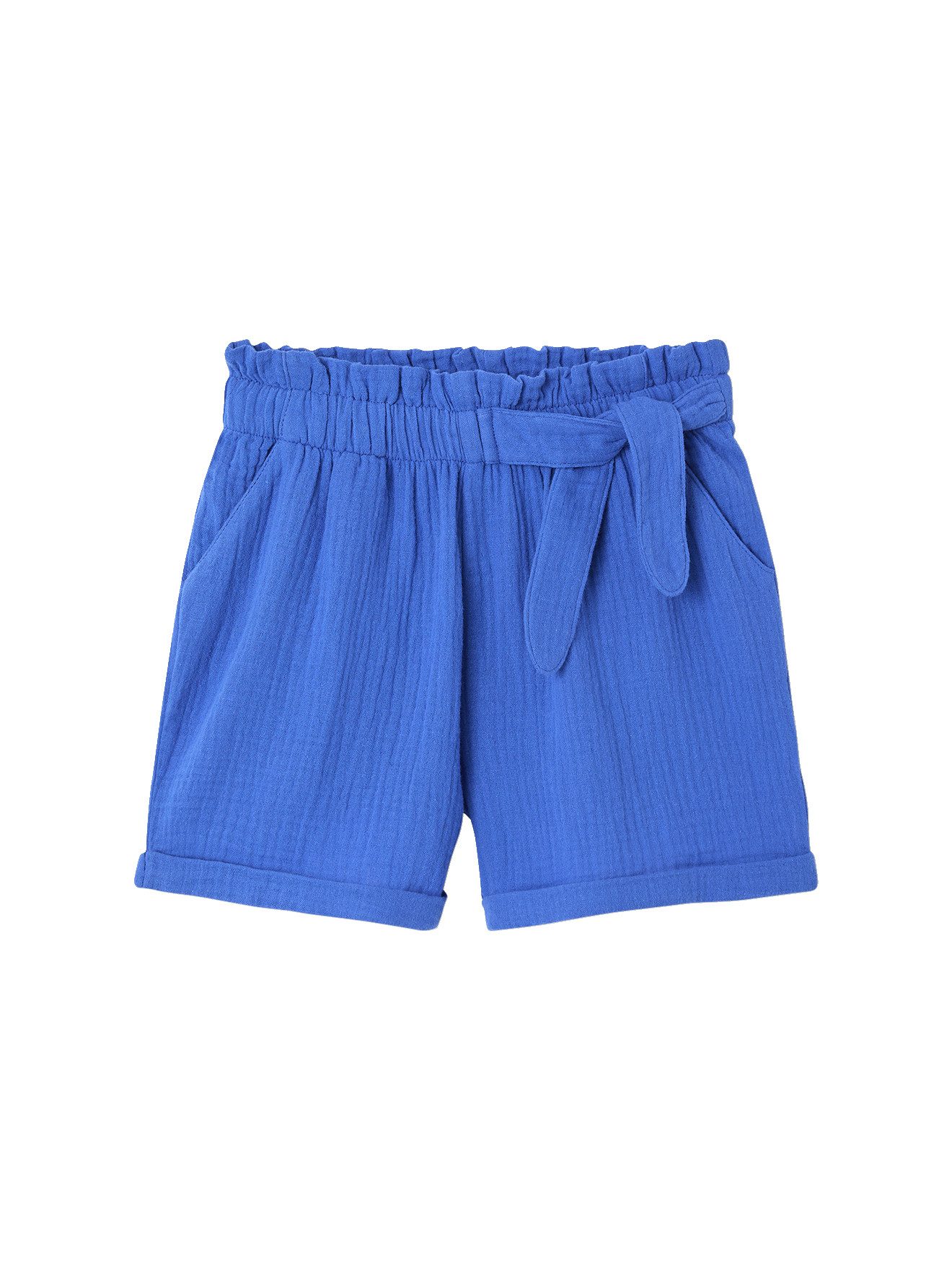 vertbaudet Shorts Mädchen Paperbag-Shorts, Musselin Bundeweite verstellbar