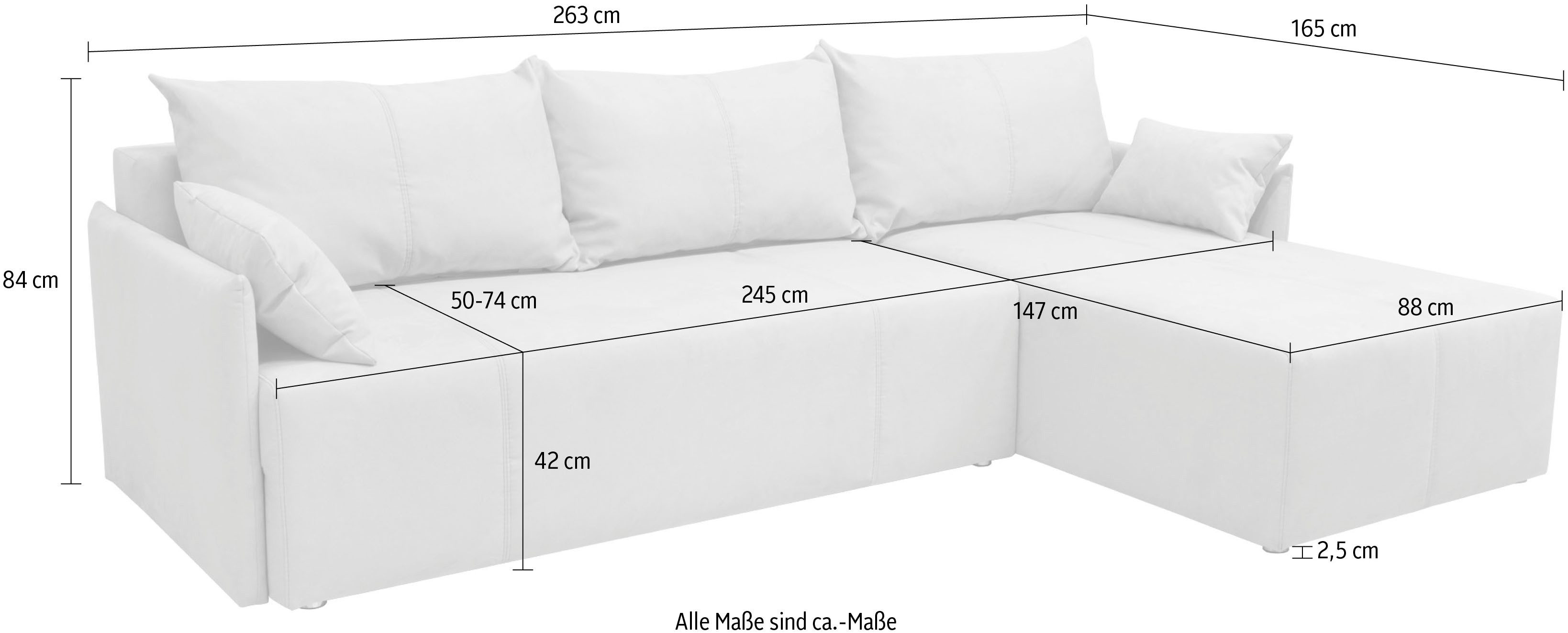 COLLECTION AB Ecksofa