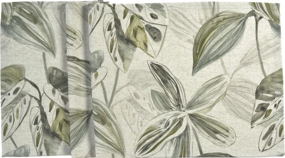sander table + home Узкие скатерти Узкие скатерти Siena Green 40 x 100 cm von Sander
