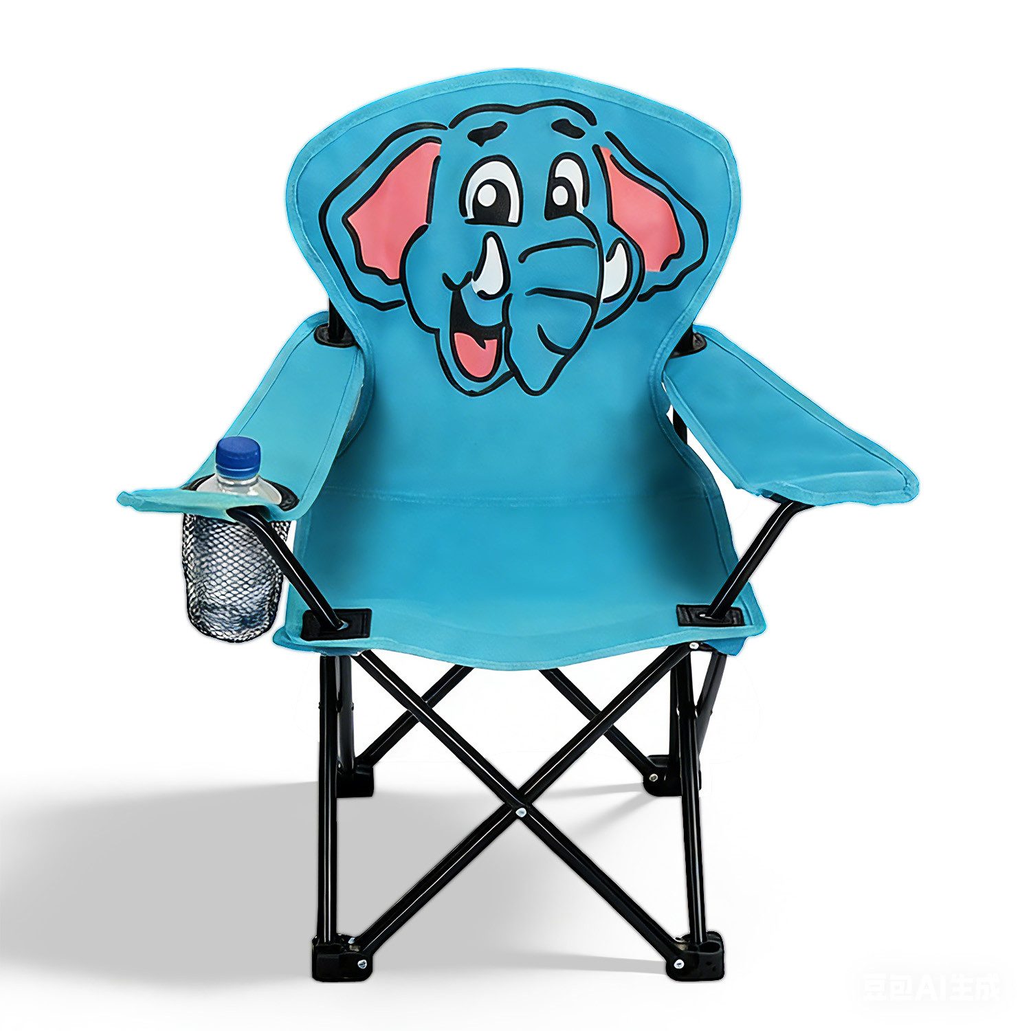 SUNULA Campingstuhl Kinder Klappstuhl Gartenstuhl Camping Kinderklappstuhl Anglerstuhl, Kinder-Anglersessel, wählbar als Bär, Elefant, Frosch oder Löwe