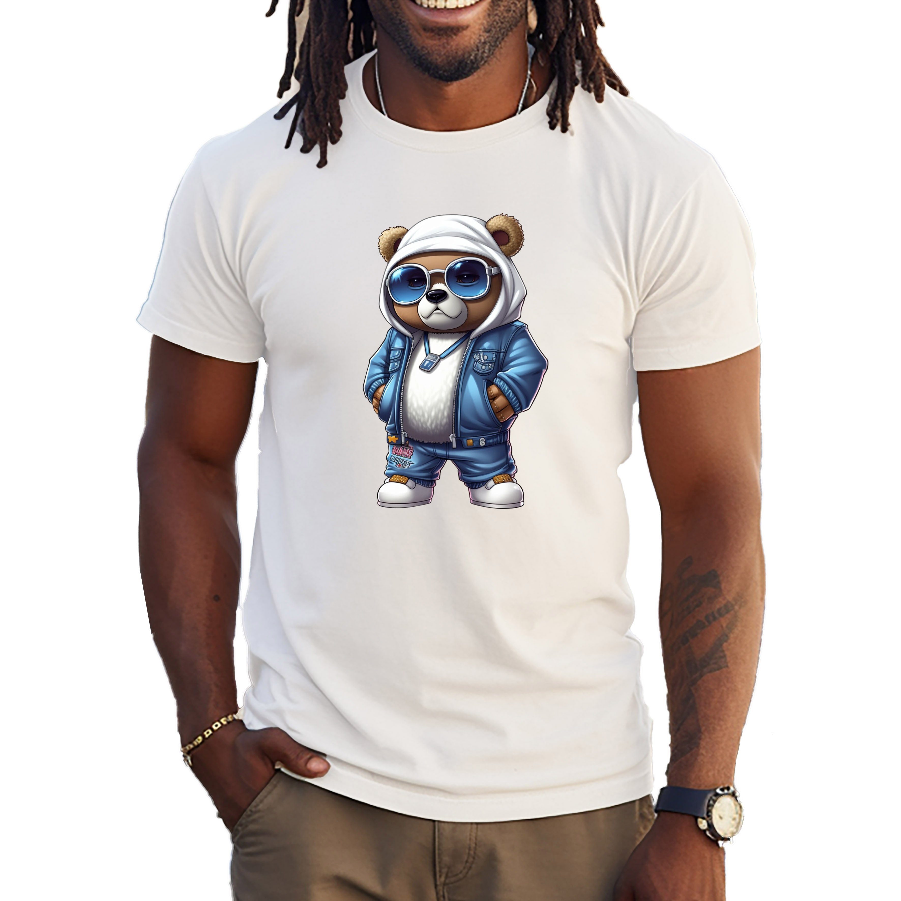 Banco Print-Shirt Exklusives Bärenshirt in Größen S -5XL Sommershirt Sommer günstig online kaufen