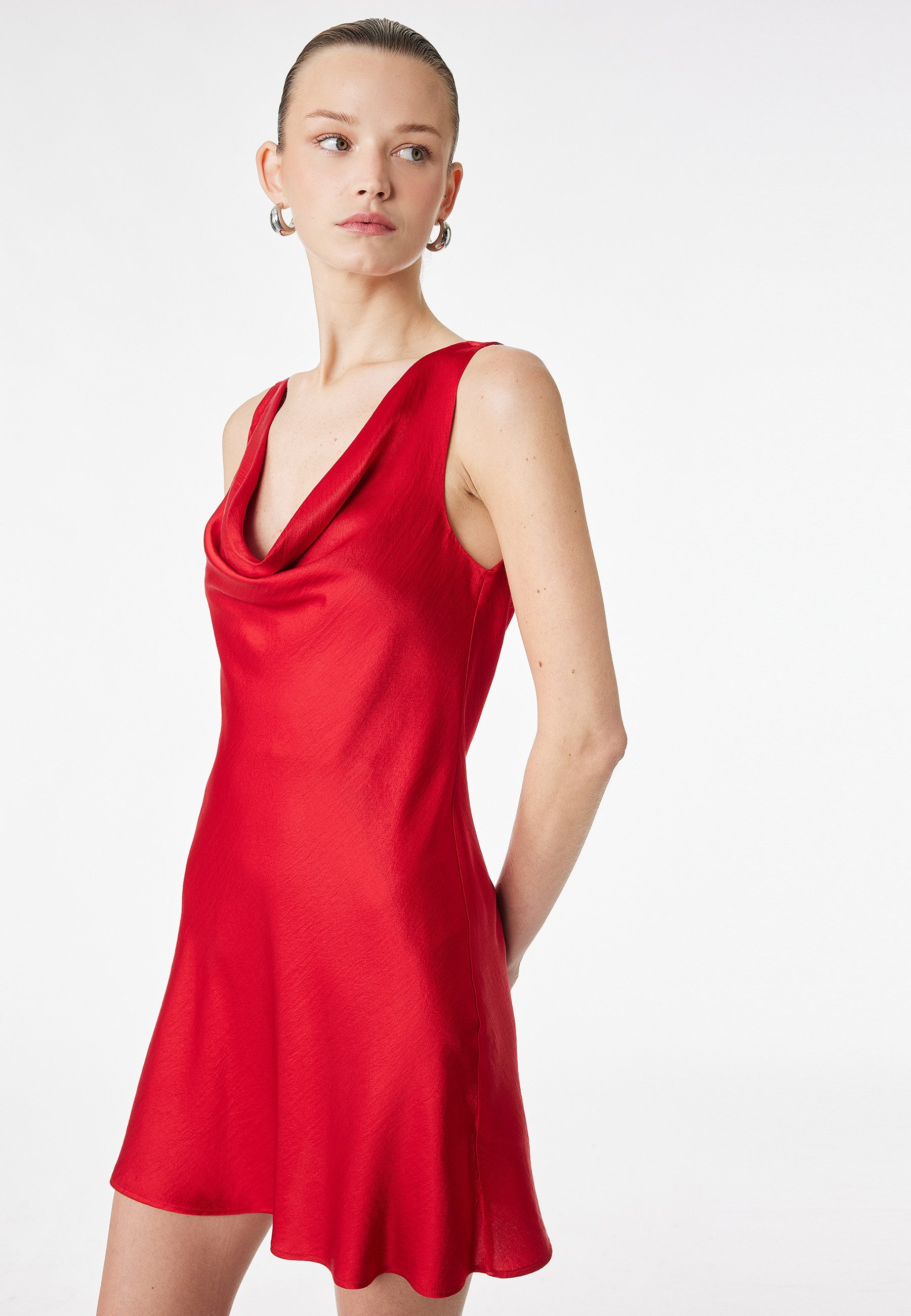 Koton Badekleid Gerafft A Form Minikleid