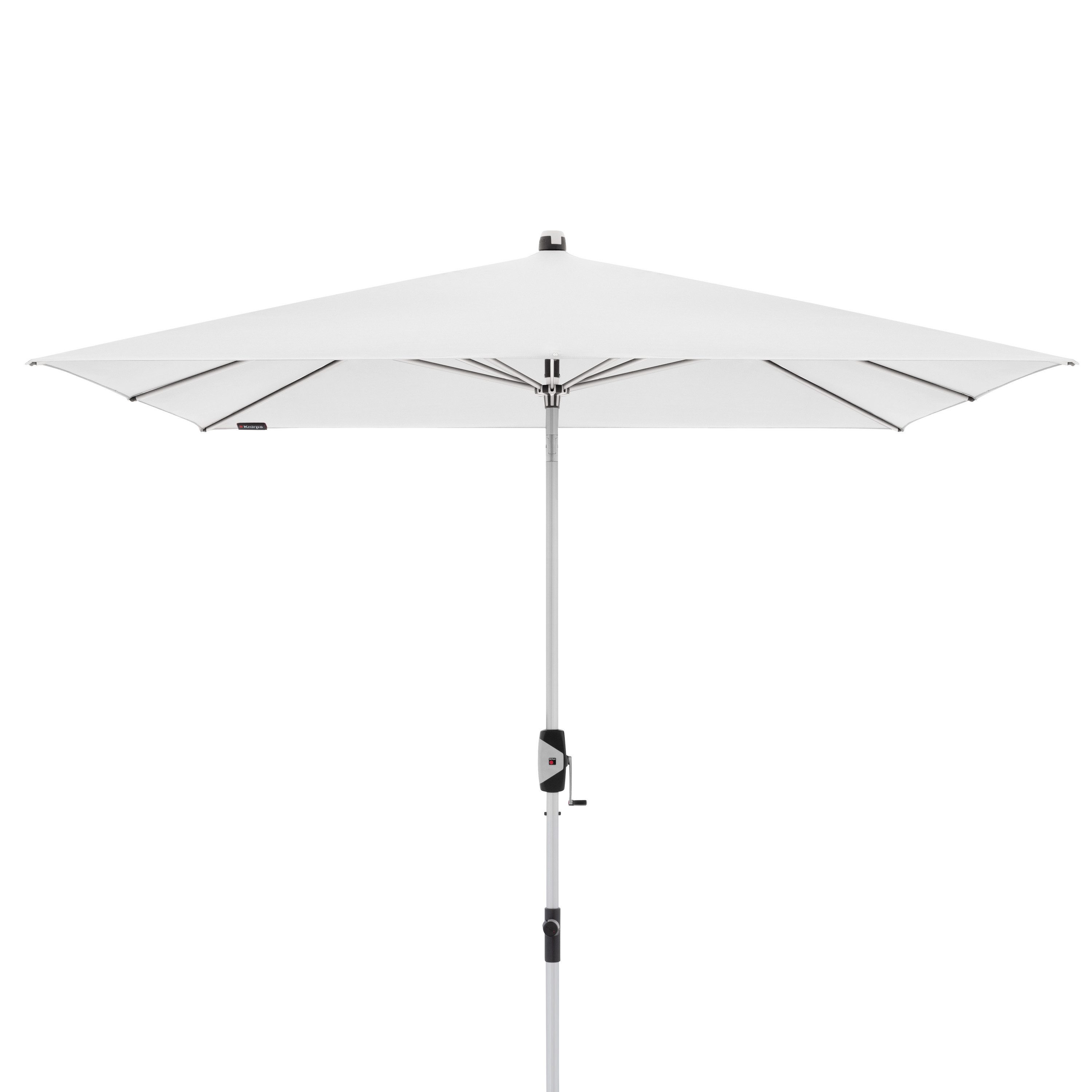 Knirps® Balkonschirm Kurbelschirm KNIRPS Automatic 240x240 mit Höhenverstellung weiss
