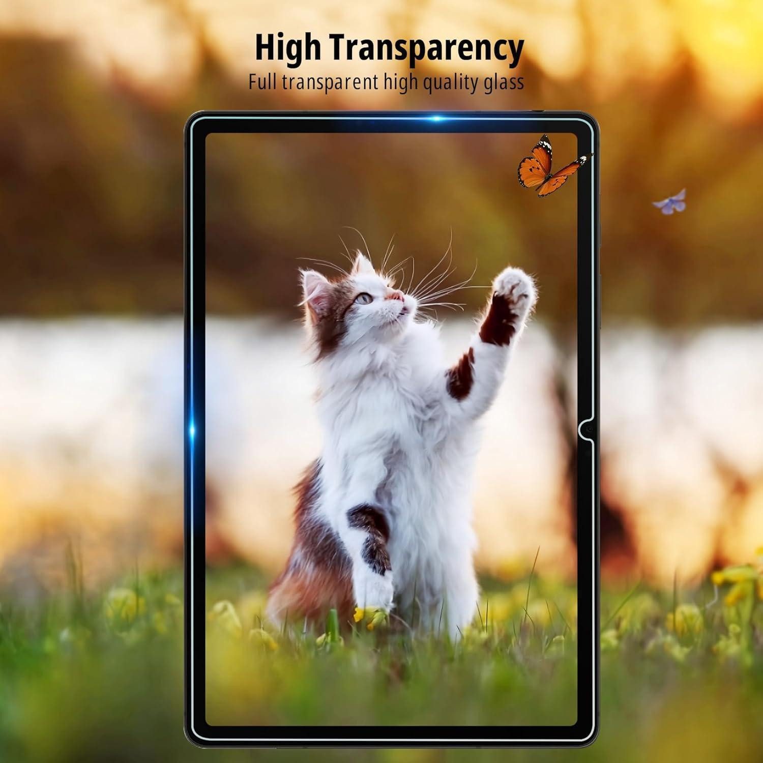 LuxusKollektion Tablet-Hülle Hülle kompatibel 11 Zoll Tablet S9 FE Slim PU Leder Schutzfolie