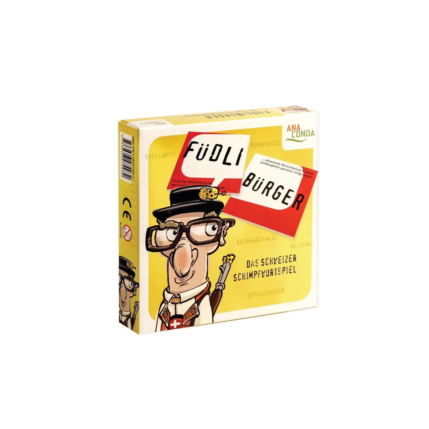 Anaconda Spiel Füdlibürger - Das Schweizer Schimpfwortspiel