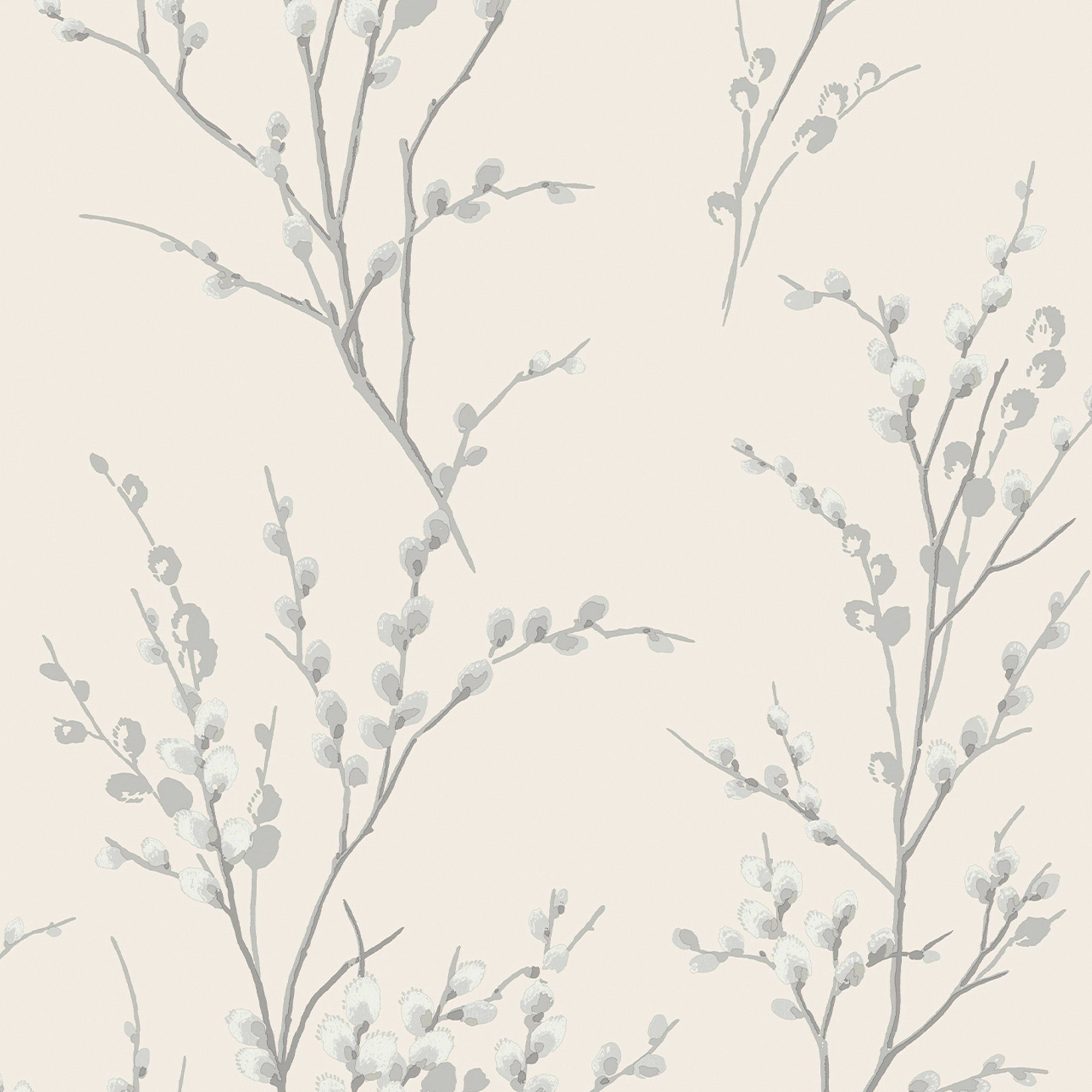 LAURA ASHLEY Vliestapete Pussy Willow, gemustert, FSC® zertifiziert, mit lebhaftem Druck, 10 Meter Länge