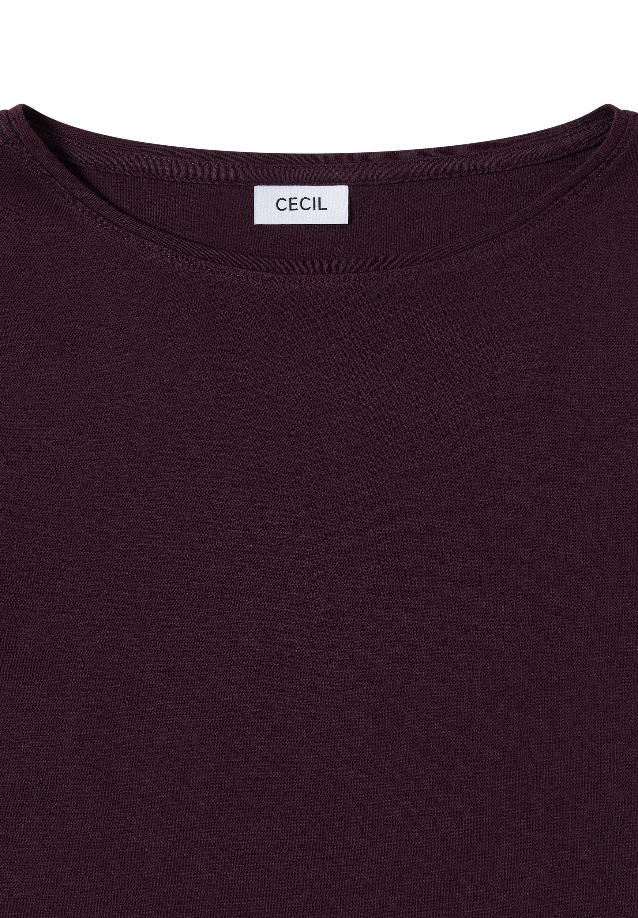 CECIL Langarmshirt aus reiner Baumwolle