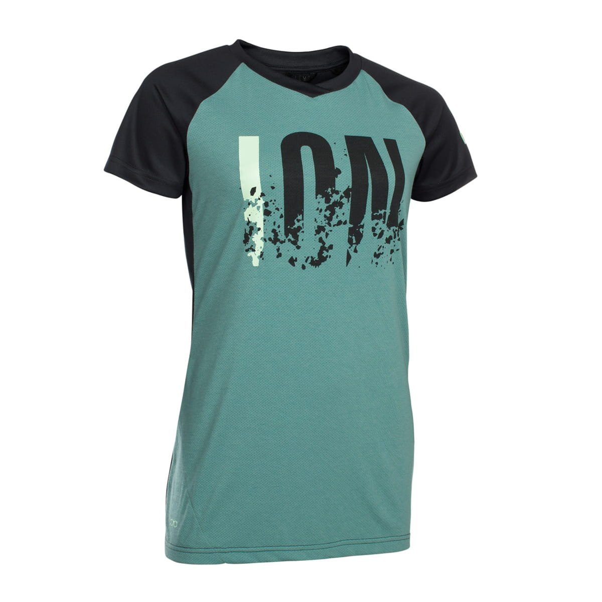 ION T-Shirt T-Shirts ION Tee SS Letters Scrub AMP WMS - Meeresgrün XS (1-tlg)