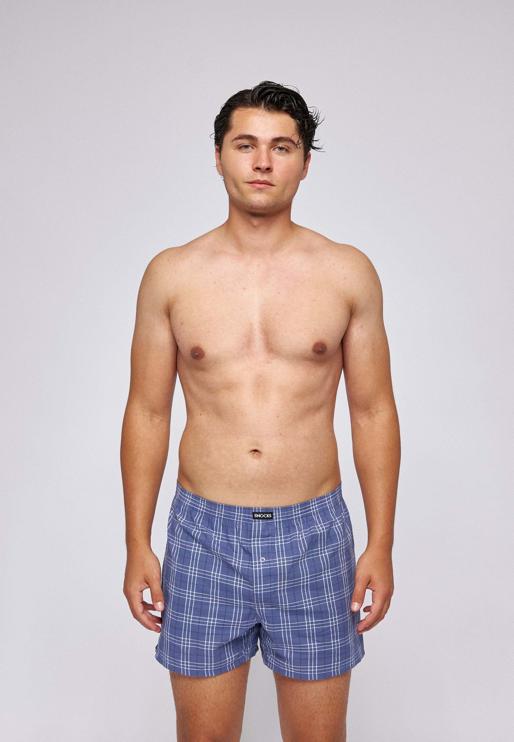 SNOCKS Weiter Boxer American Boxershorts Woven (3-St) aus 100% Bio-Baumwoll günstig online kaufen