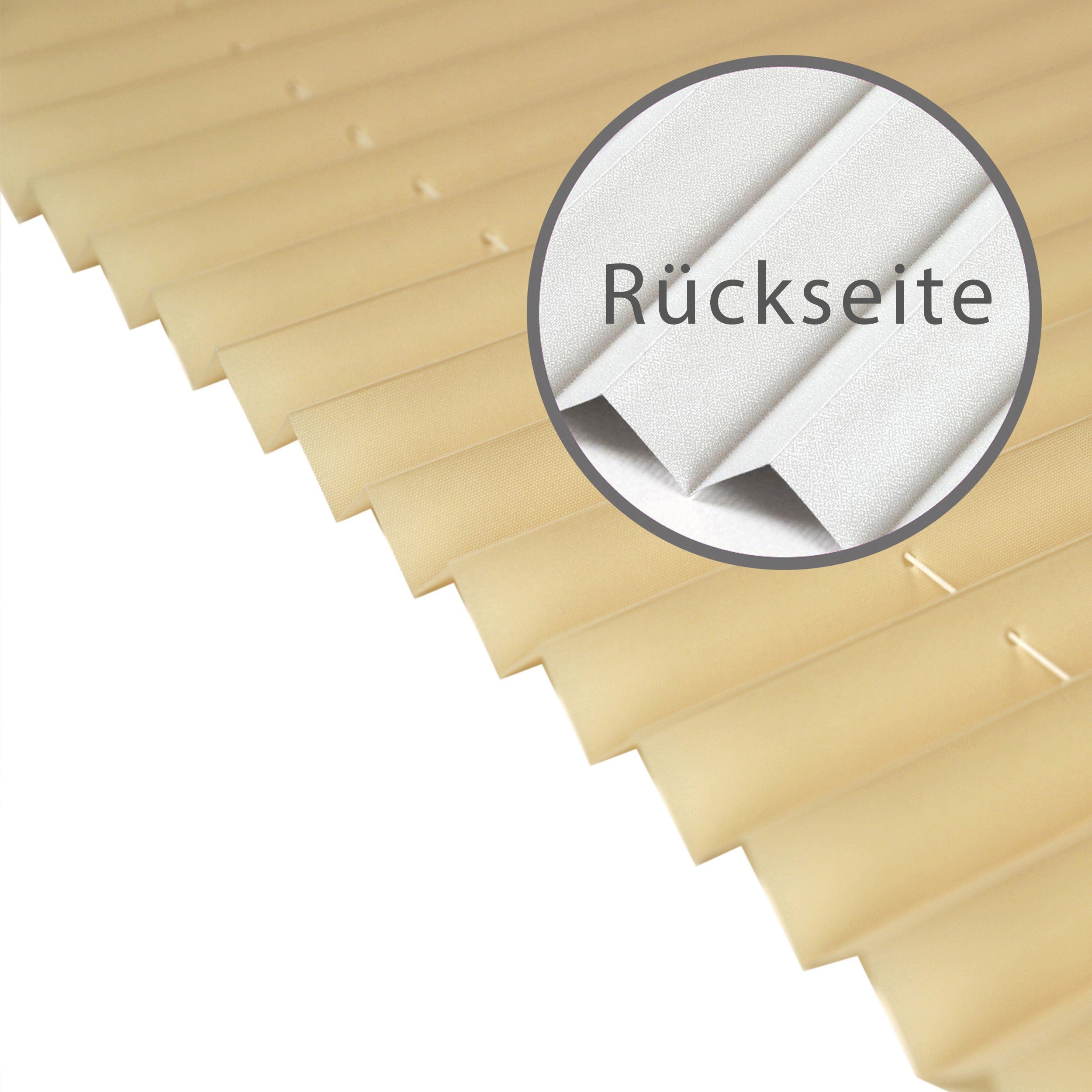Deco-Raum Plissee Thermo Basic, abdunkelnd, Klemmträger, auf dem Fenster-/Türrahmen, Klemmfix, einfache Montage, in verschiedenen Farben und Größen ohne Bohren