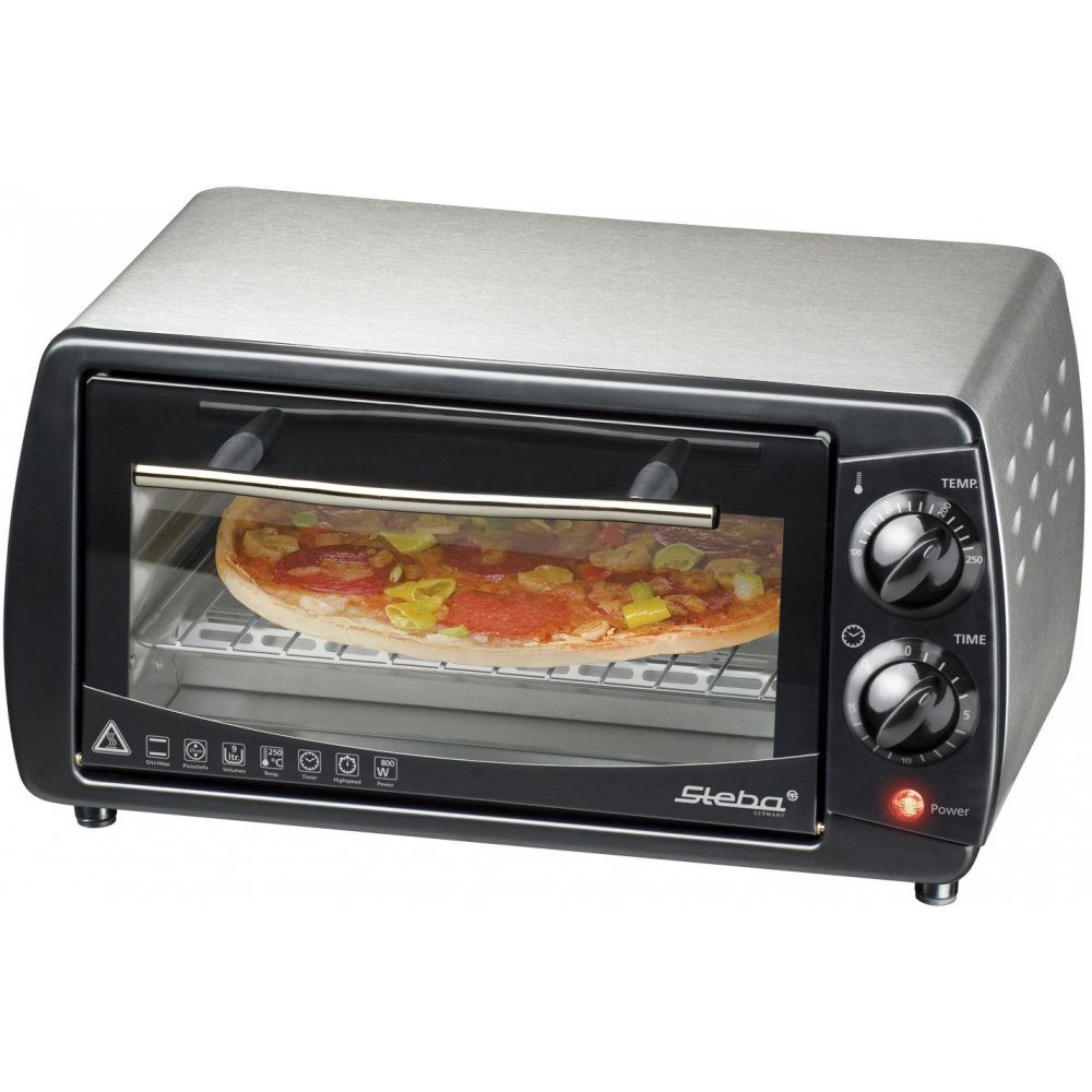 Minibackofen KB 9.2 - Mini-Backofen - schwarz/edelstahl