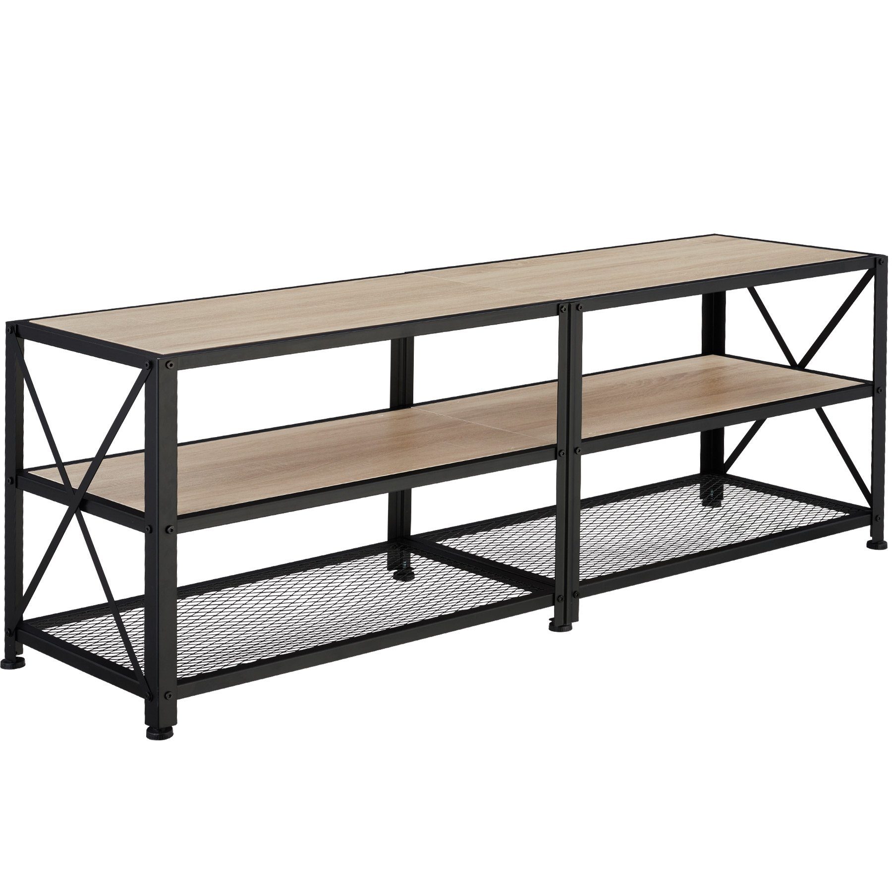 tectake Lowboard TV-Regal (TV-Schrank, Montagematerial, Montageanleitung), günstig online kaufen