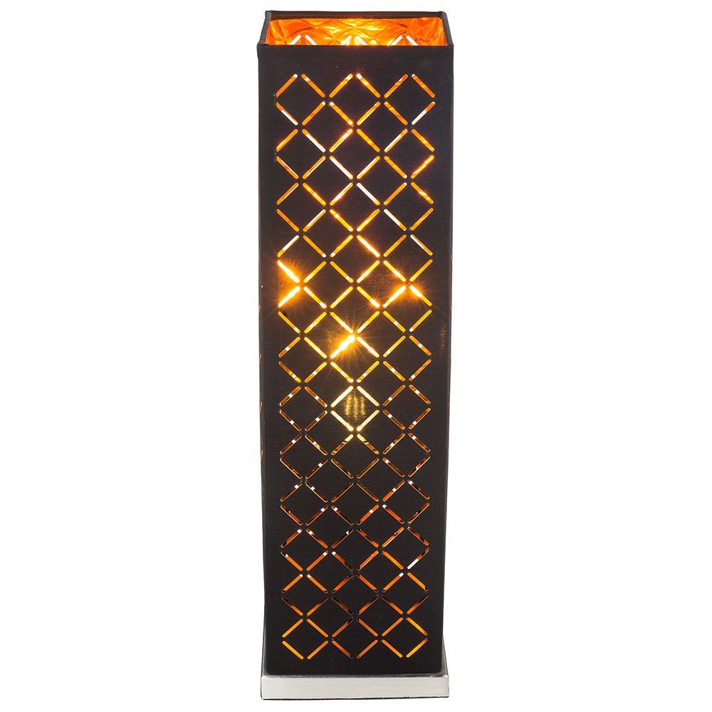 etc-shop Smarte LED-Leuchte, Smart dimmbar Nacht SCHWARZ- Home GOLD Lampe Tisch