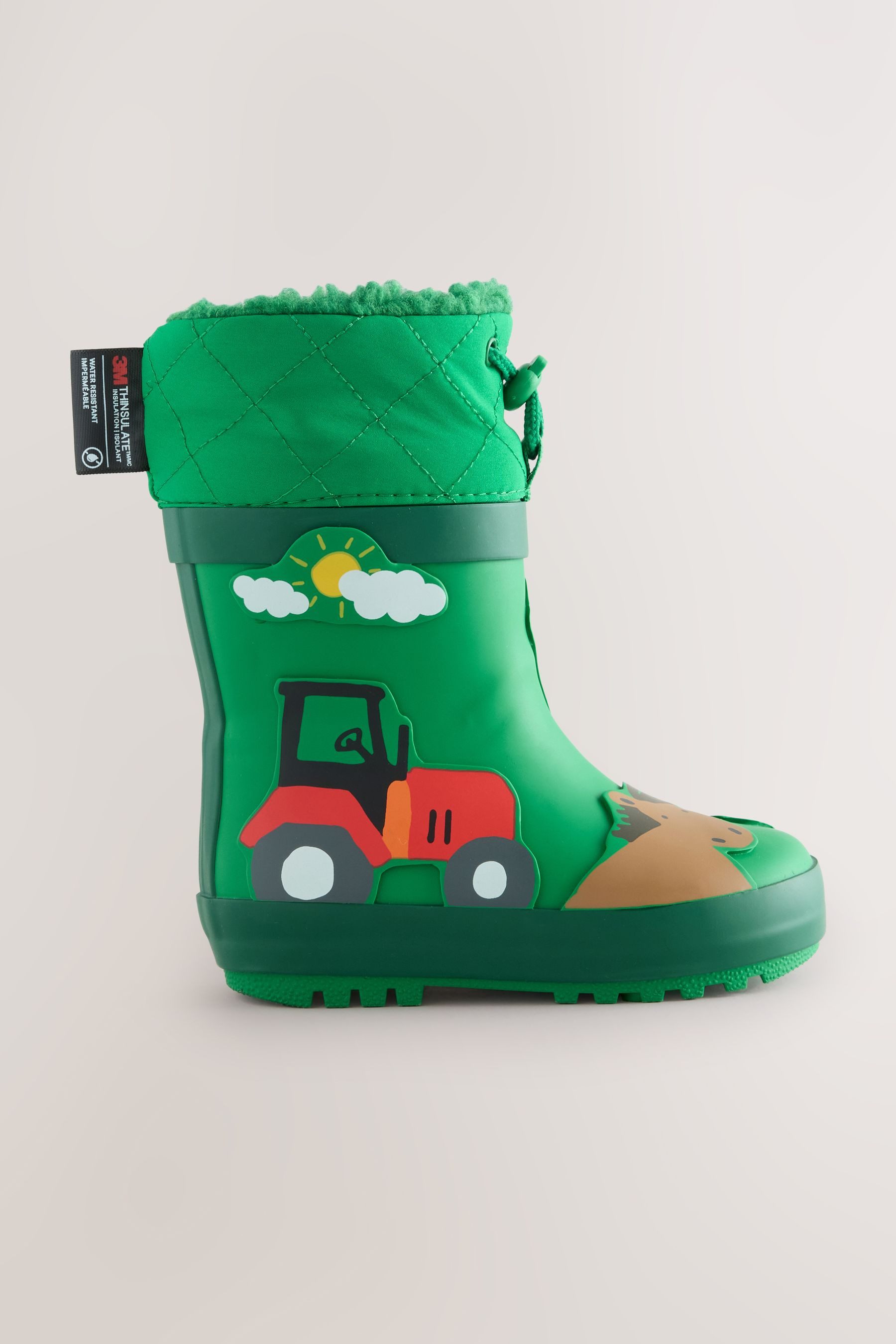 Next Thinsulate™ Gefütterte Gummistiefel mit Manschette Gummistiefel (1-tlg)
