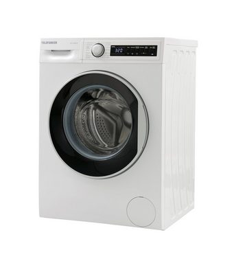 Telefunken Waschmaschine W-8-1400-W, 8 kg, 1400 U/min, Mit LED Display, Mengenautomatik und Überlaufschutz