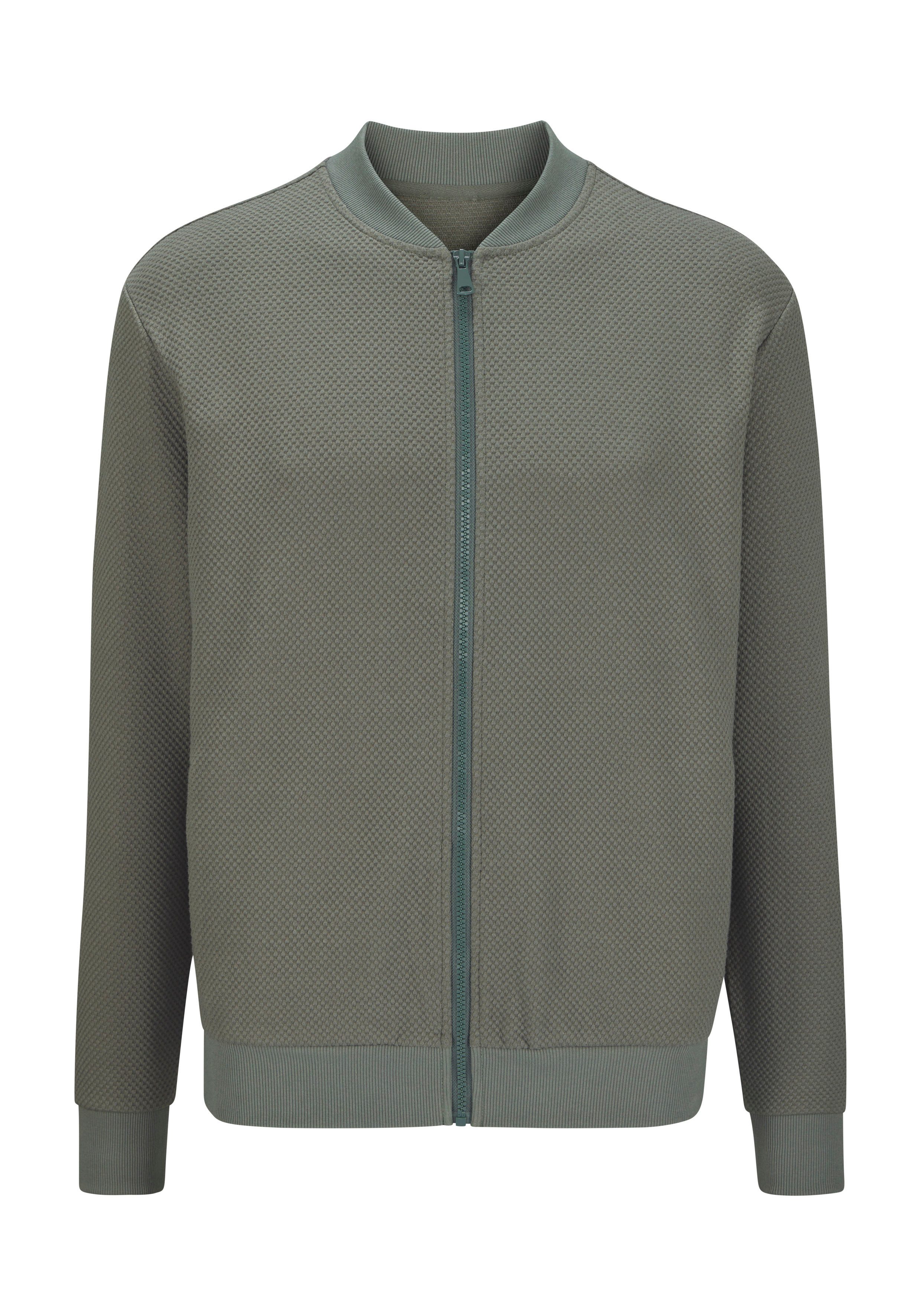 John Devin Sweatjacke aus Struktur-Qualität aus Struktur-Qualität günstig online kaufen