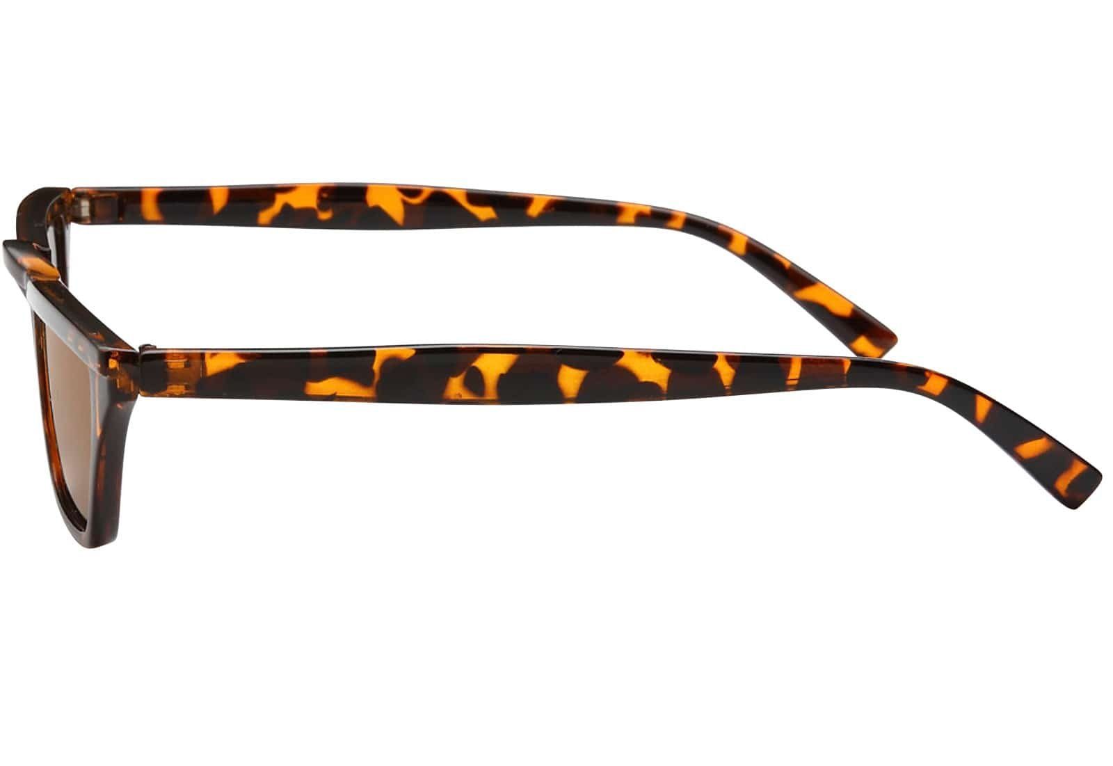 BEZLIT Eyewear Retrosonnenbrille Rundglas Designer Damen Sonnenbrille (1-St) mit schwarz und braunen Linsen – Bild 2 von 4