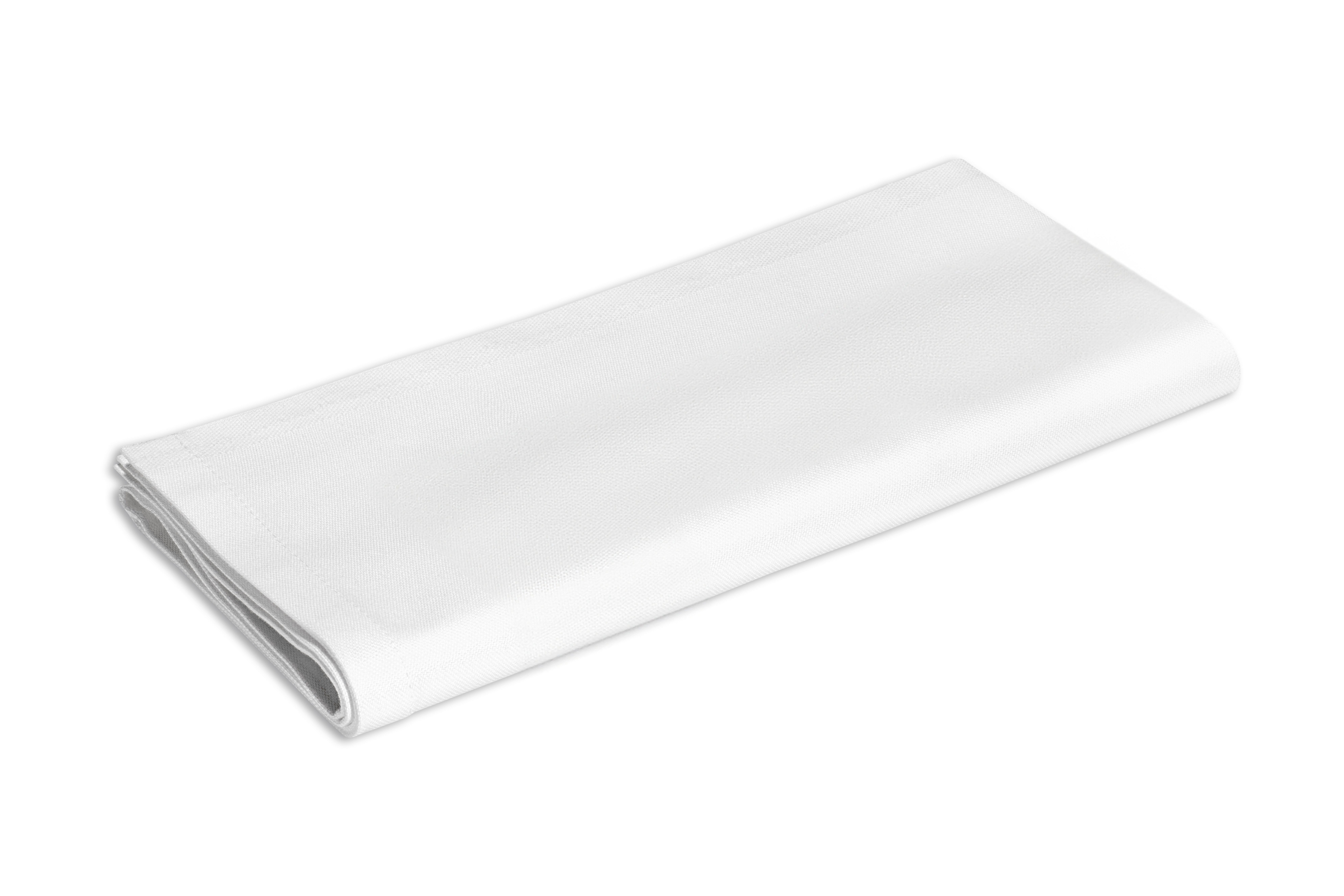 aurora Objektwäsche Tischdecke Platzdecke 35x50cm Uni weiß 100 % Baumwolle