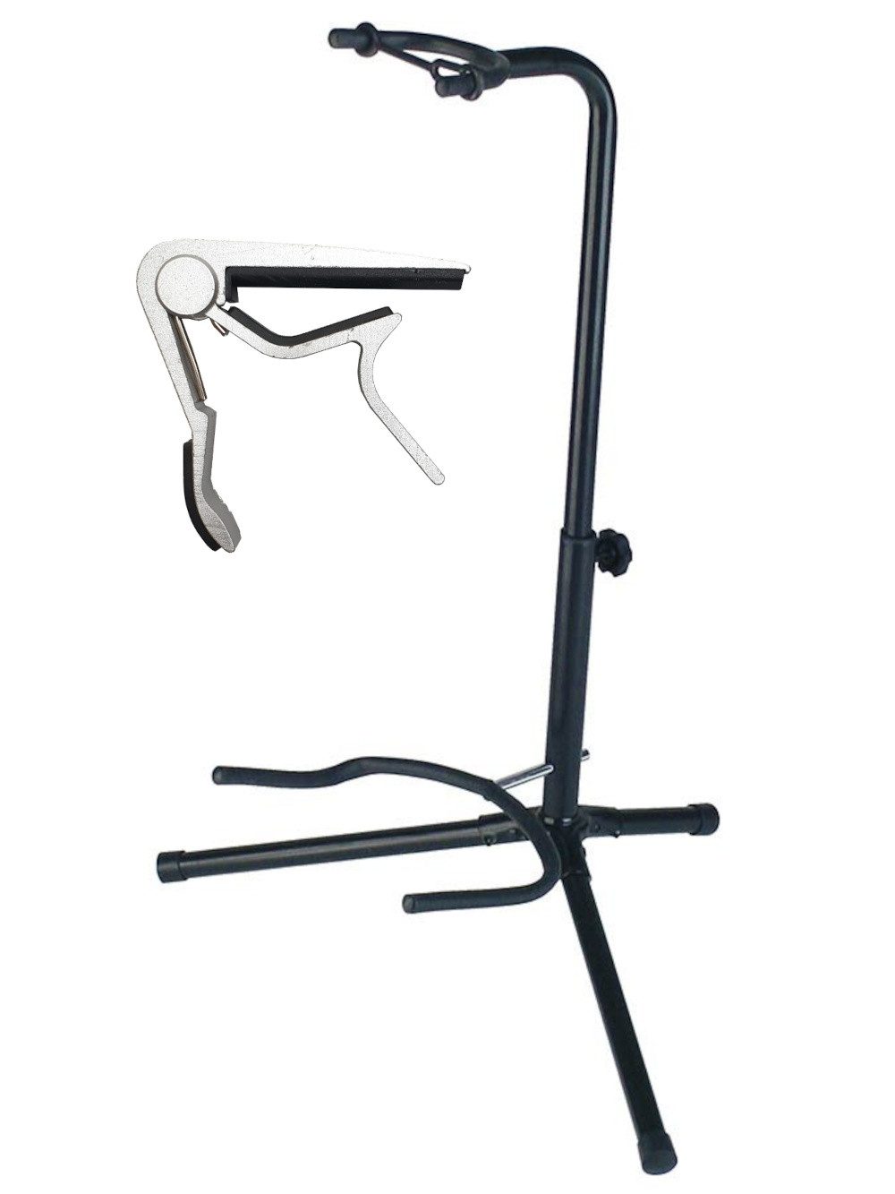 pi-music Gitarrenständer pi-music Home Practise Set - Ständer + Kapodaster